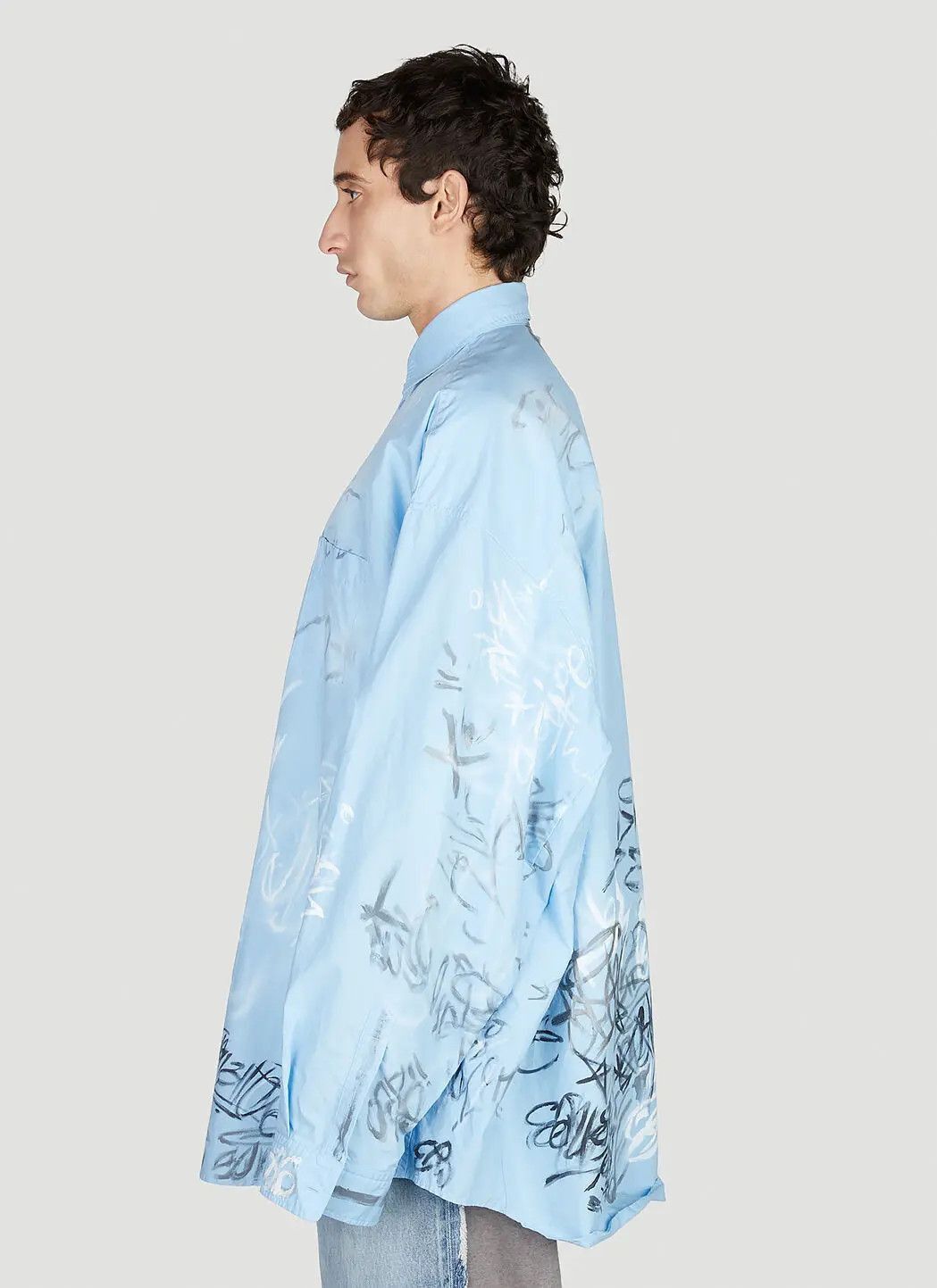 Balenciaga graffiti shirt oversized Size US M / EU 48-50 / 2 - 3 Thumbnail