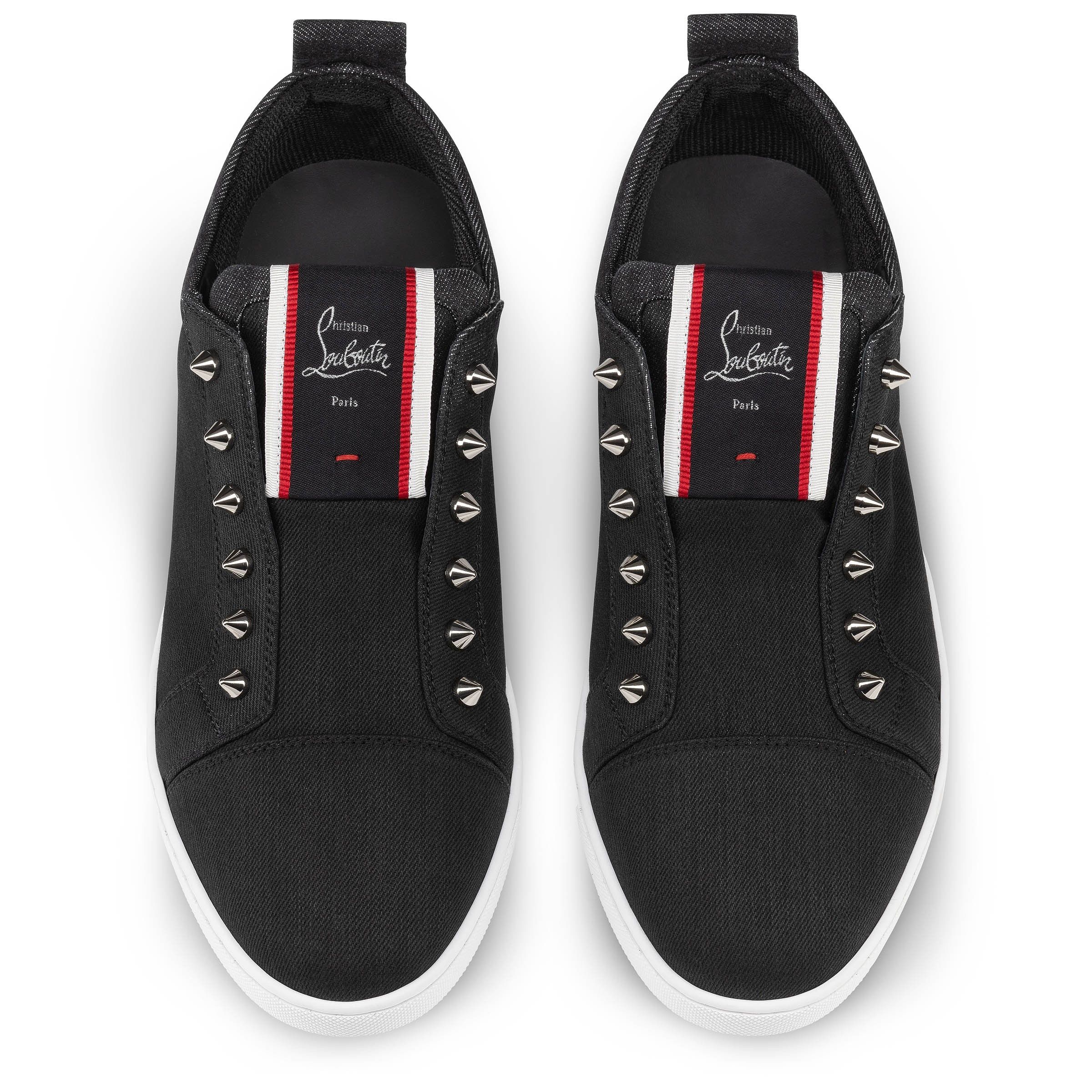 Christian Louboutin F.A.V Fique A Vontade black denim Size US 10 / EU 43 - 4 Thumbnail