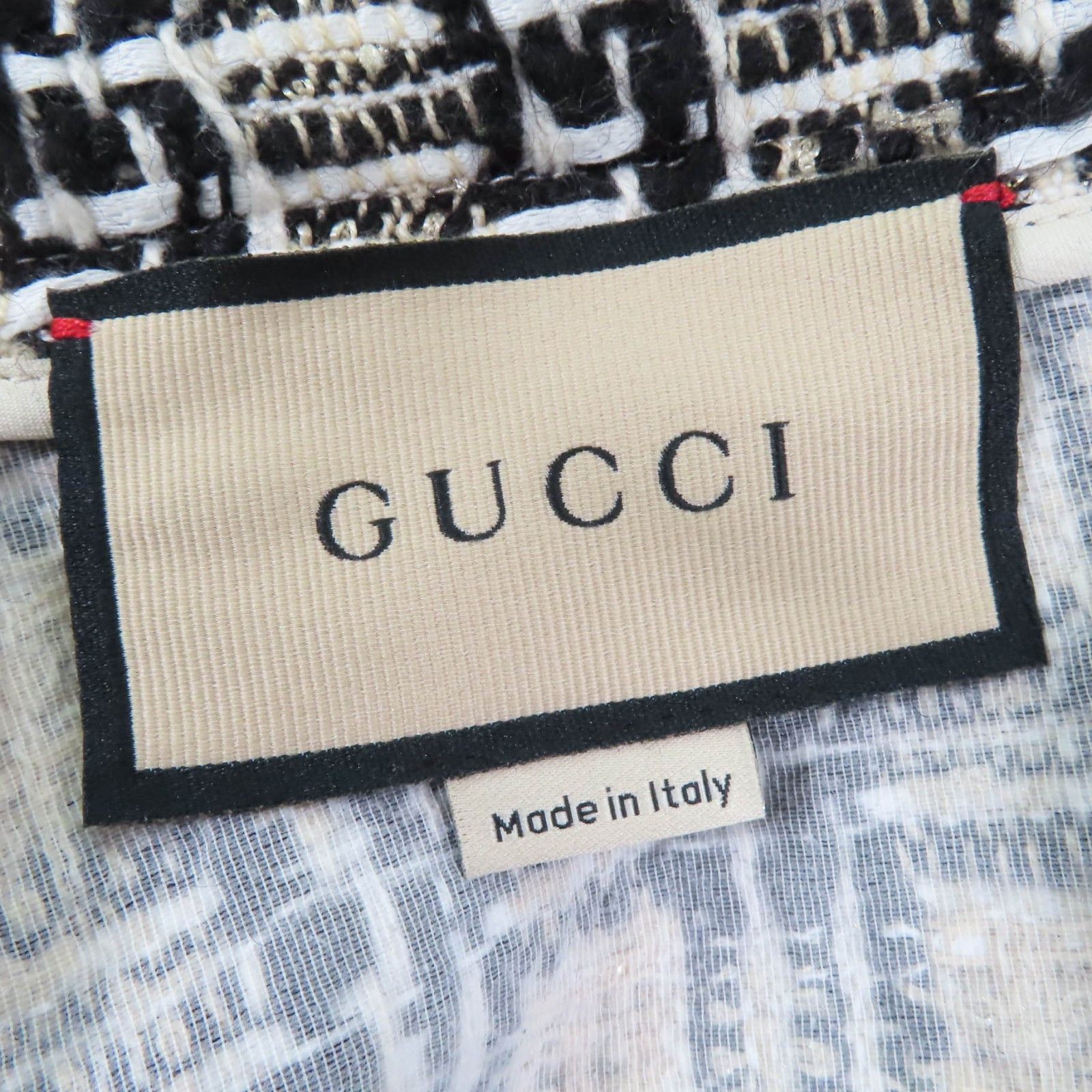 Gucci Gucci Gucci Tweed Cotton Skirt Cotton Skirts 652126 Size ONE SIZE - 6 Thumbnail