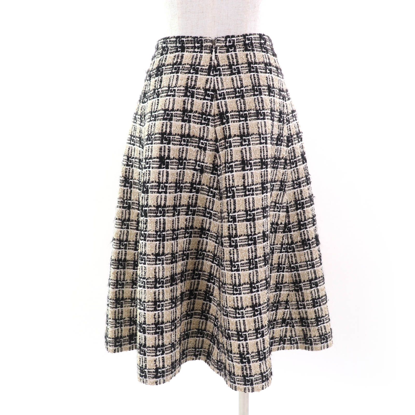 Gucci Gucci Gucci Tweed Cotton Skirt Cotton Skirts 652126 Size ONE SIZE - 4 Thumbnail
