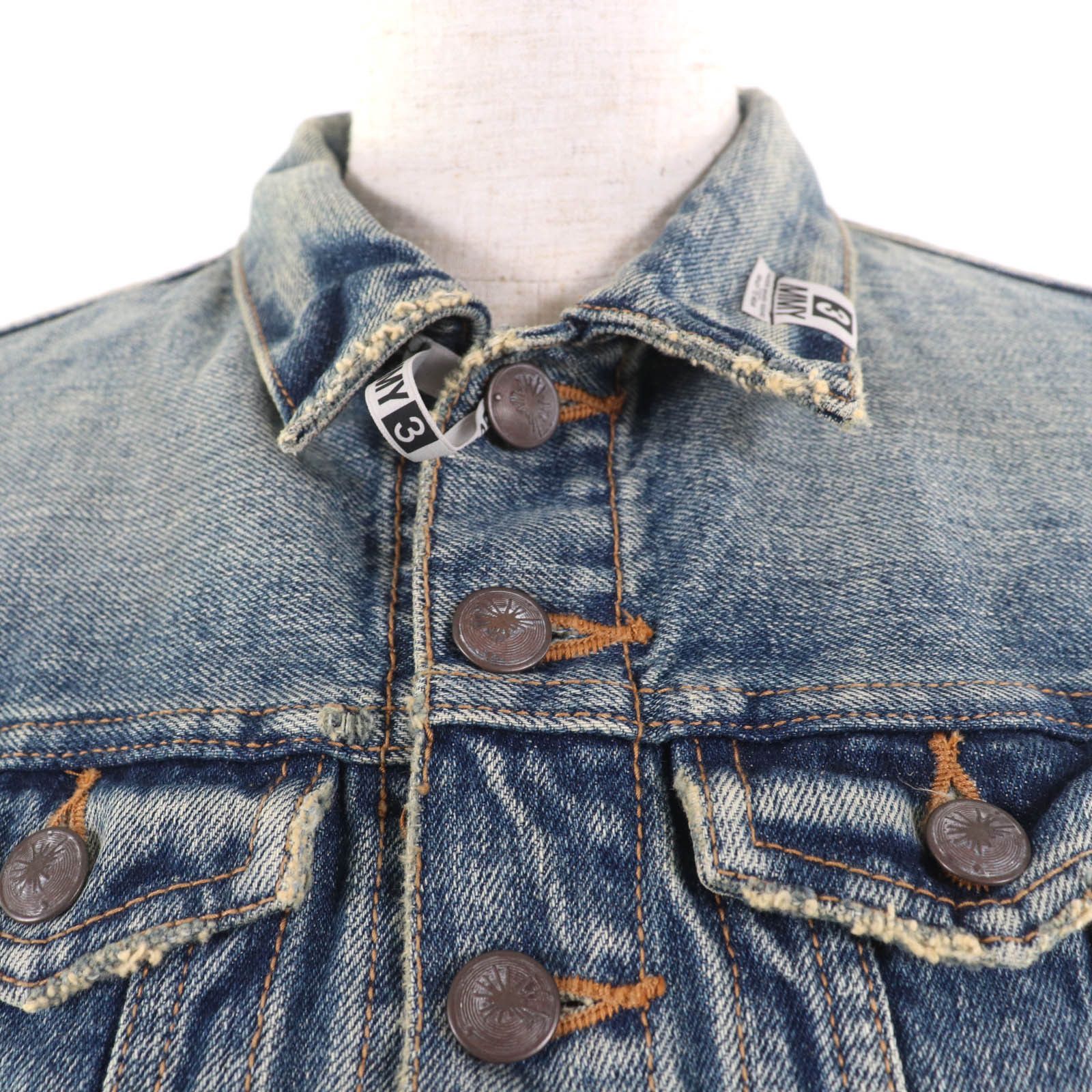 Other Other Maison MIHARA YASUHIRO Denim Jacket Cotton Denim Jacket Cotton Outerwear B14BL063 Size ONE SIZE - 4 Thumbnail