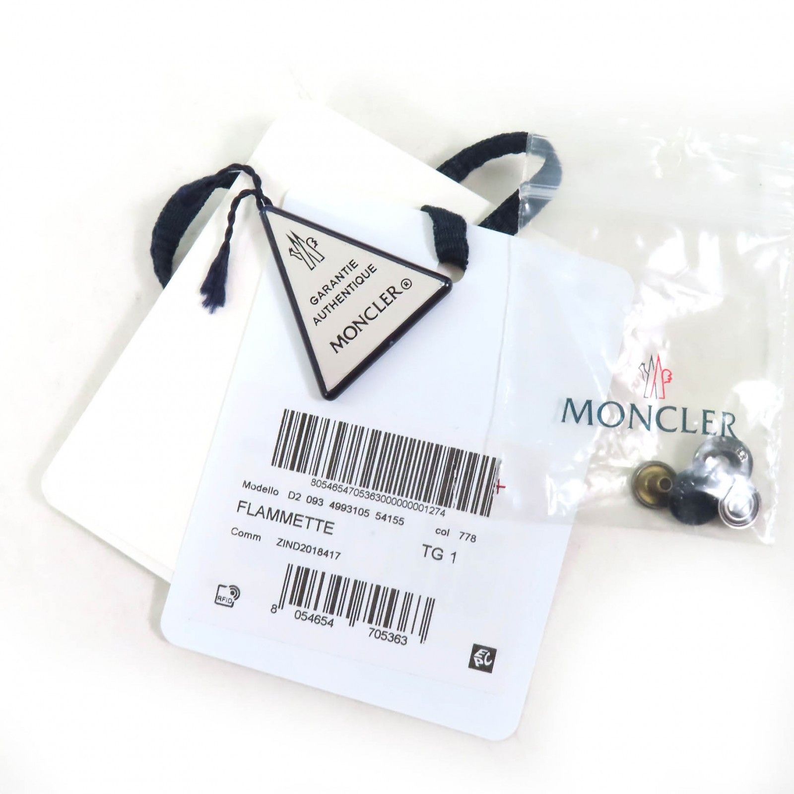 Moncler Moncler Moncler FLAMMETTE Nylon Down Coat Plastic Outerwear Size ONE SIZE - 16 Thumbnail