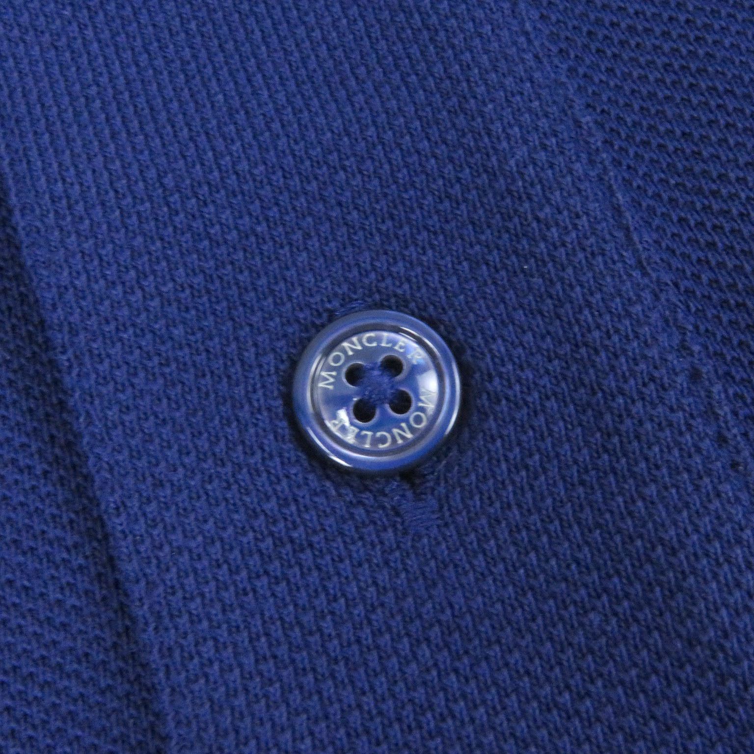 Moncler Moncler Moncler Polo Shirt Cotton Polo Shirt Cotton Tops Size ONE SIZE - 4 Thumbnail