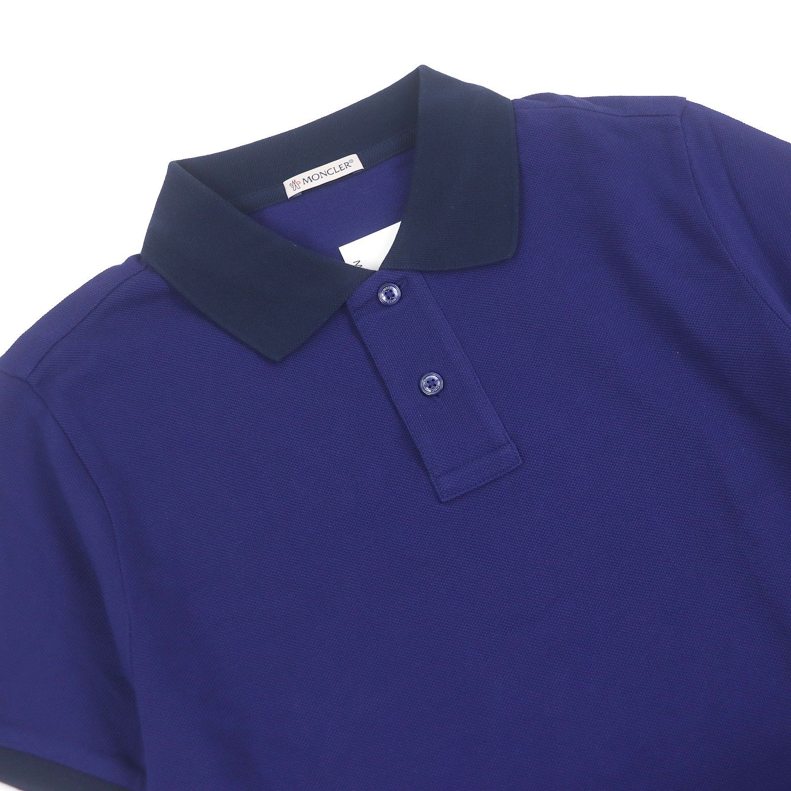 Moncler Moncler Moncler Polo Shirt Cotton Polo Shirt Cotton Tops Size ONE SIZE - 2 Thumbnail