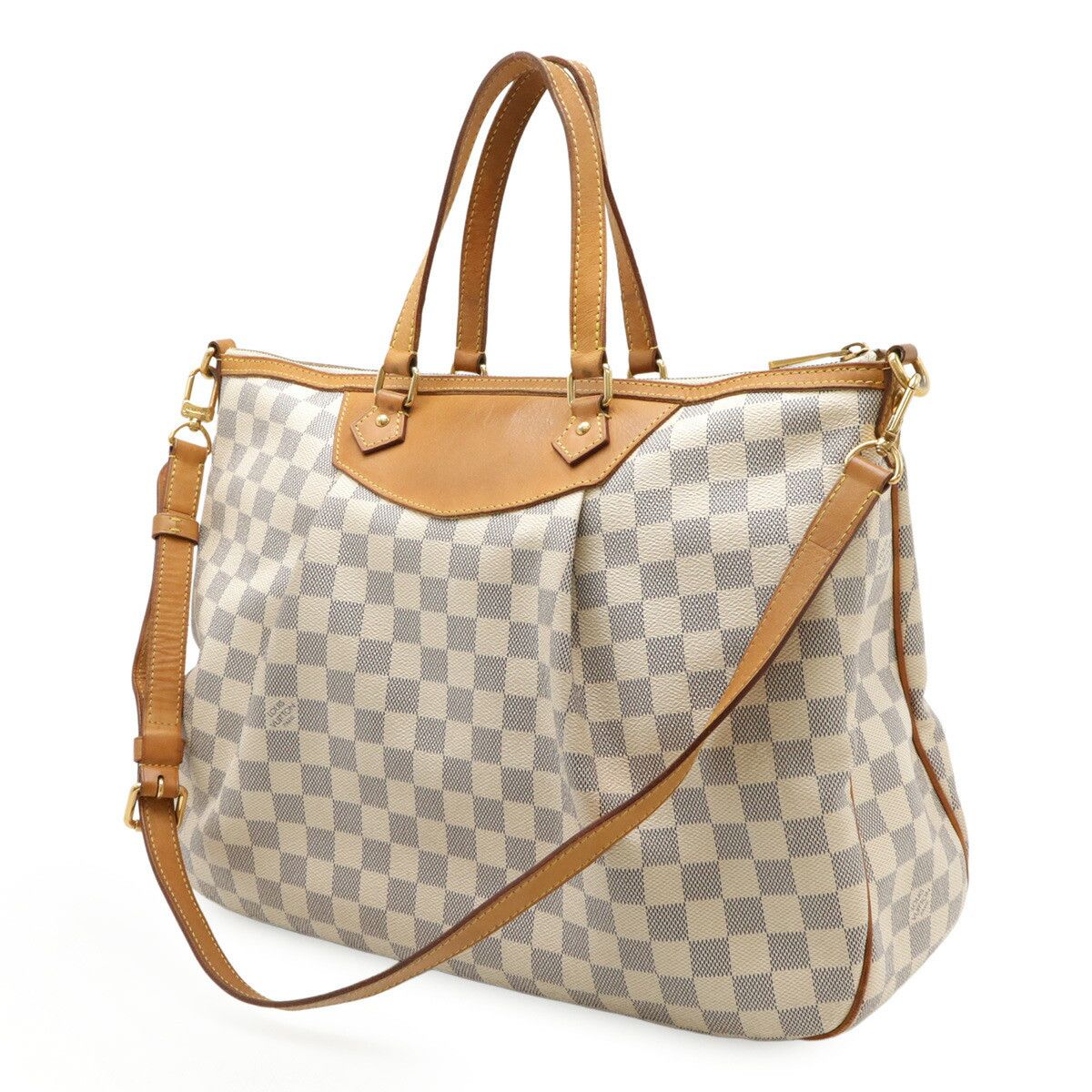 Louis Vuitton Louis Vuitton Louis Vuitton Siracusa Damier Azur 2way bag Canvas Shoulder Bag N41111 Size ONE SIZE - 2 Thumbnail