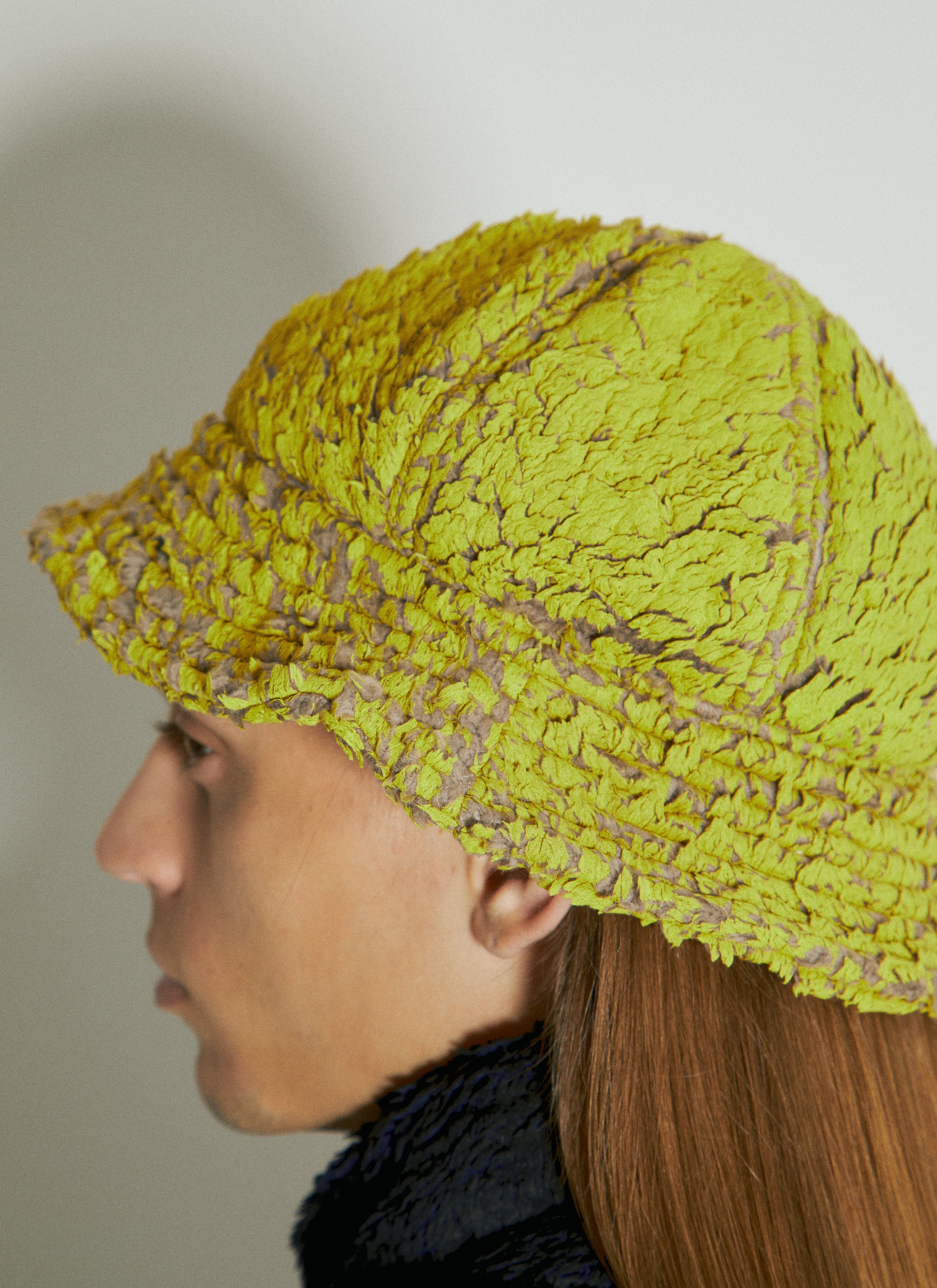 Song For The Mute Painted Fleece Bucket Hat Size ONE SIZE - 4 Thumbnail
