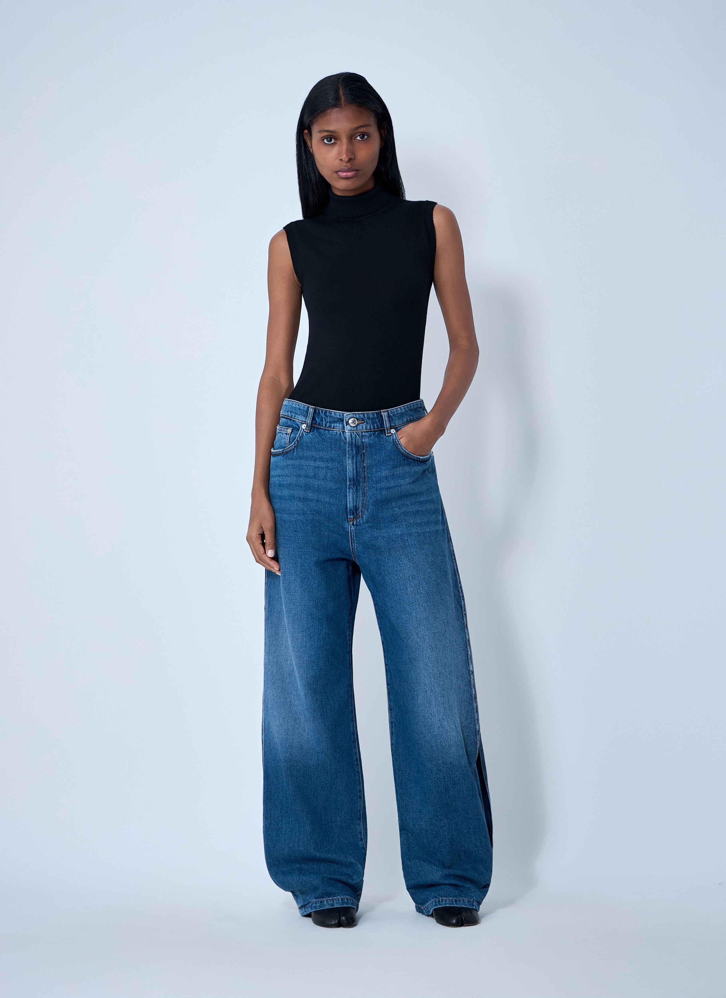 Sportmax Wool Turtleneck Top Size M / US 6-8 / IT 42-44 - 2 Thumbnail