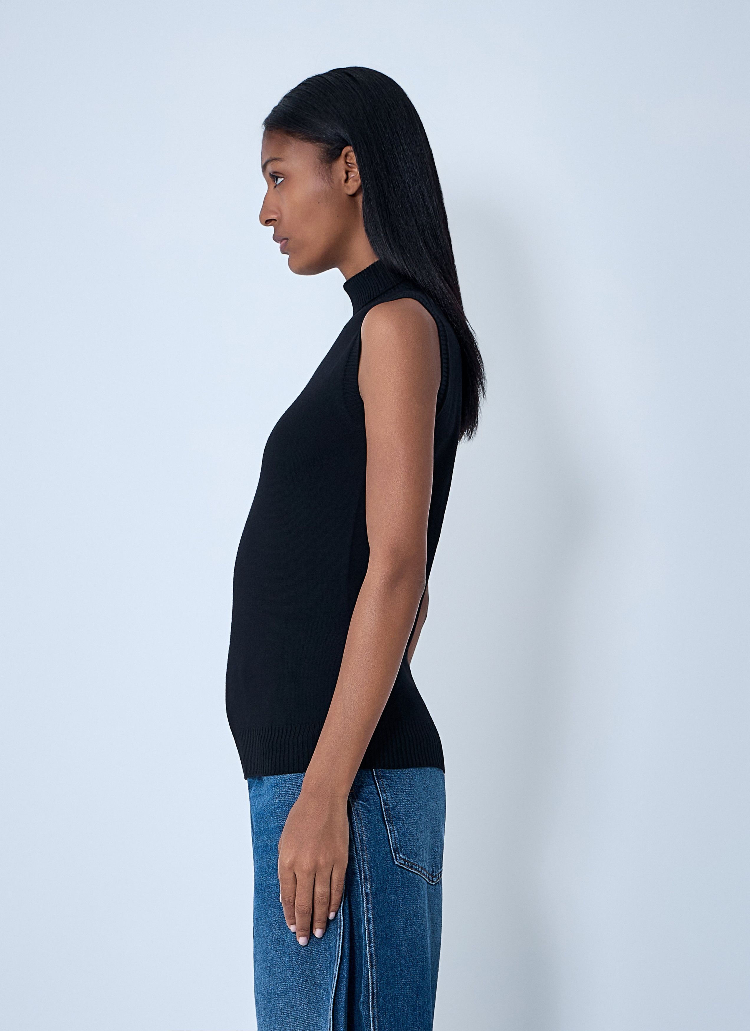 Sportmax Wool Turtleneck Top Size M / US 6-8 / IT 42-44 - 3 Thumbnail