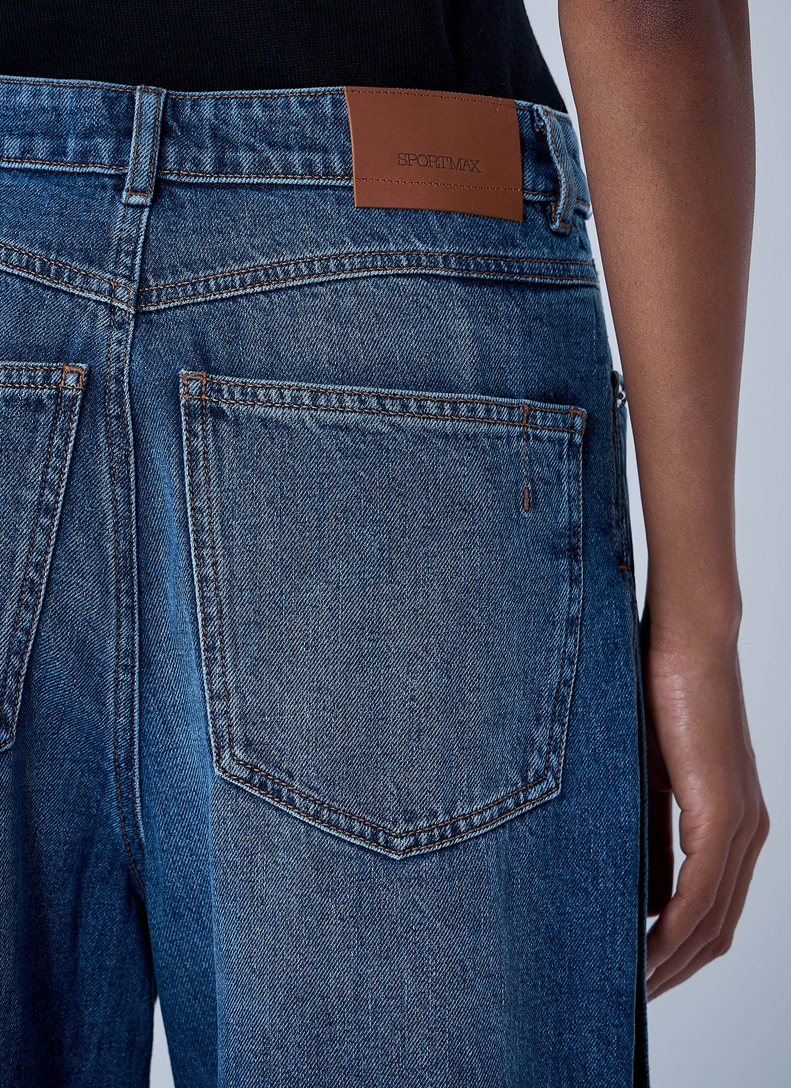 Sportmax Wide-Leg Jeans Size 29" - 6 Thumbnail