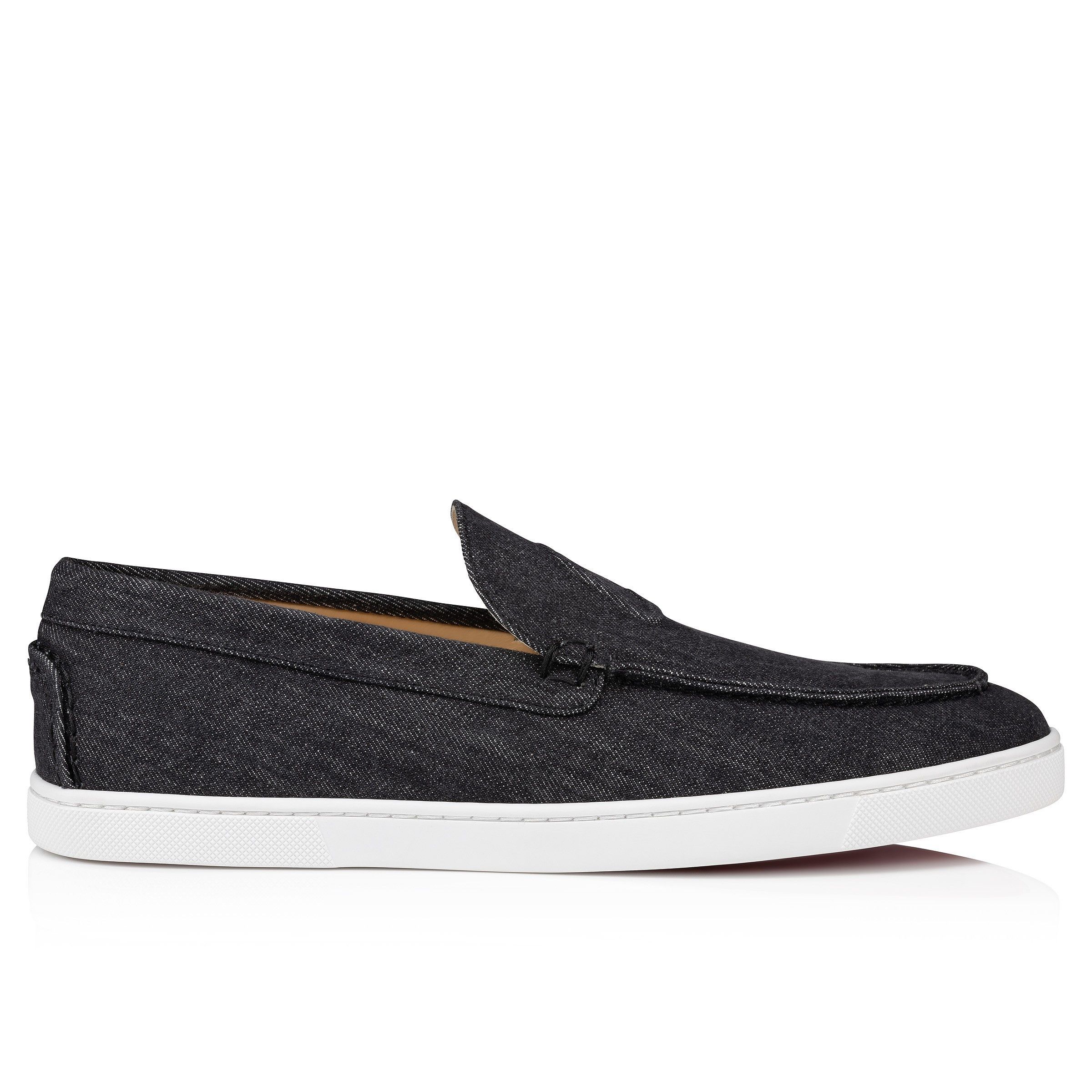 Christian Louboutin varsiboat black denim Size US 13 / EU 46 - 2 Thumbnail