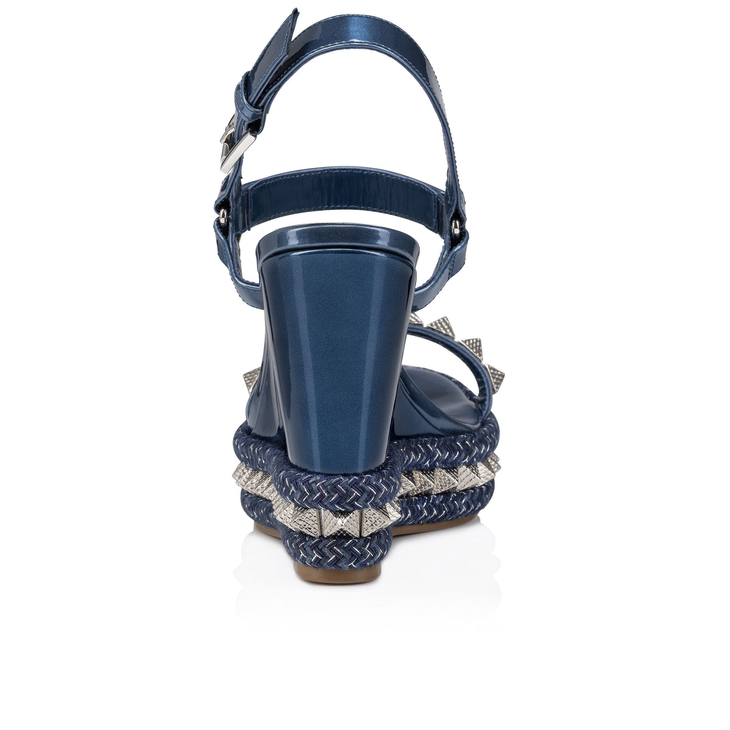 Christian Louboutin pyraclou navy Size US 5 / IT 35 - 4 Thumbnail