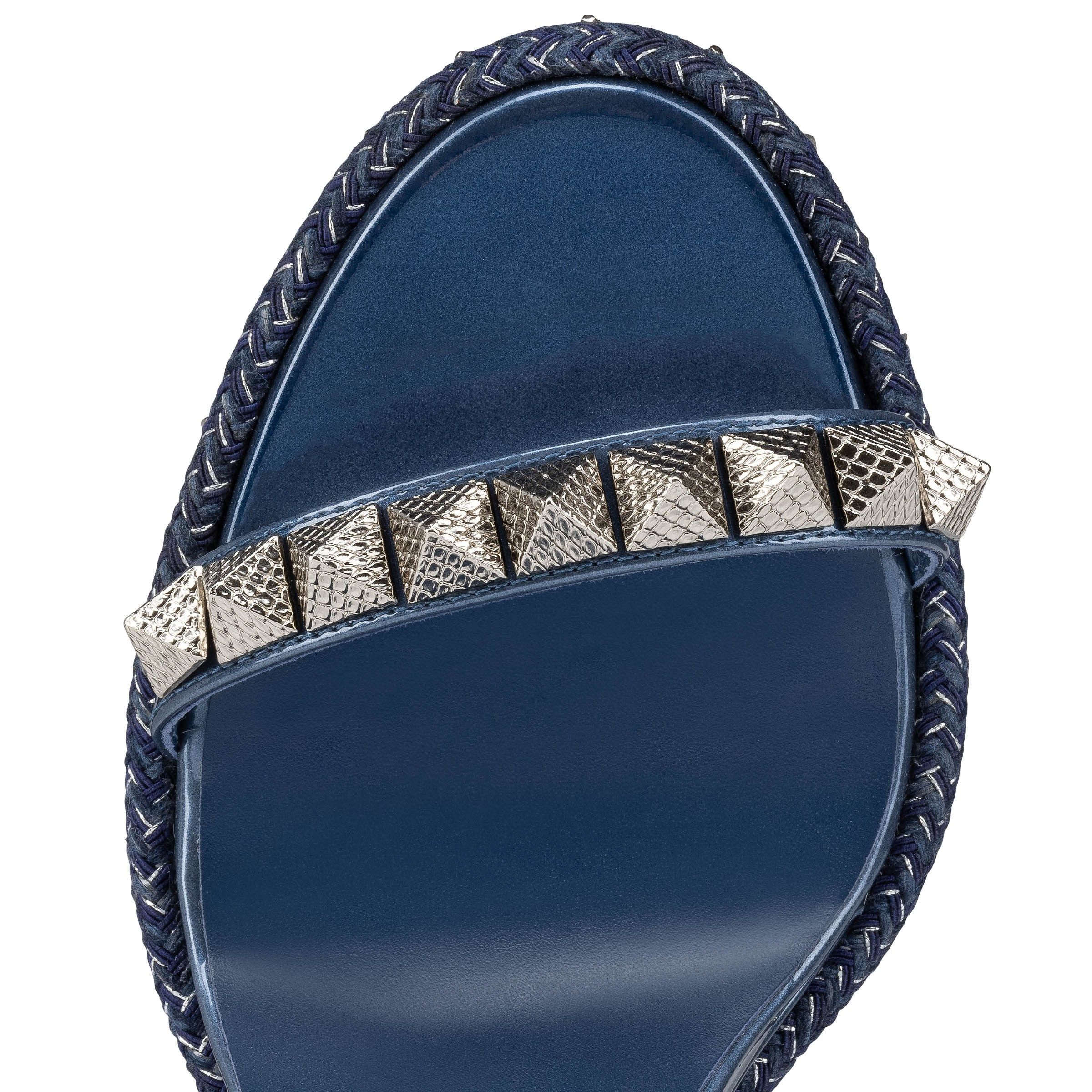 Christian Louboutin pyraclou navy Size US 5 / IT 35 - 5 Thumbnail
