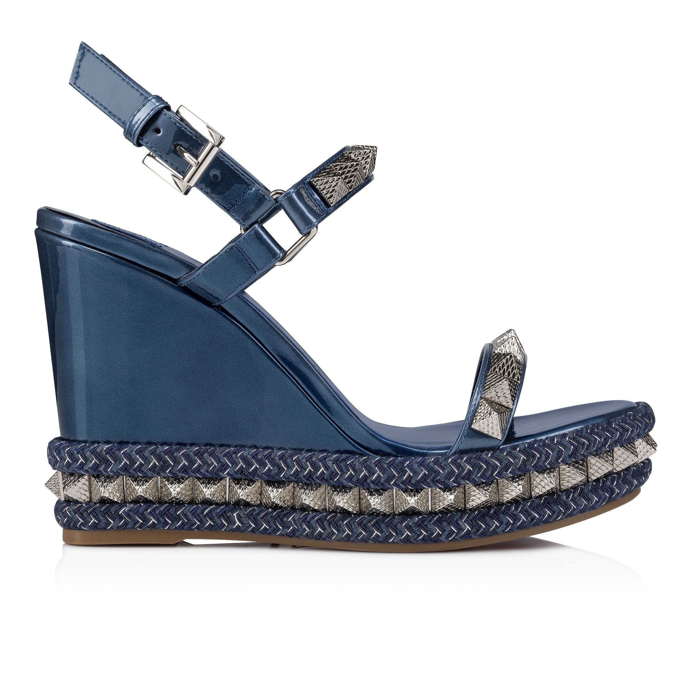 Christian Louboutin pyraclou navy Size US 9 / IT 39 - 3 Thumbnail