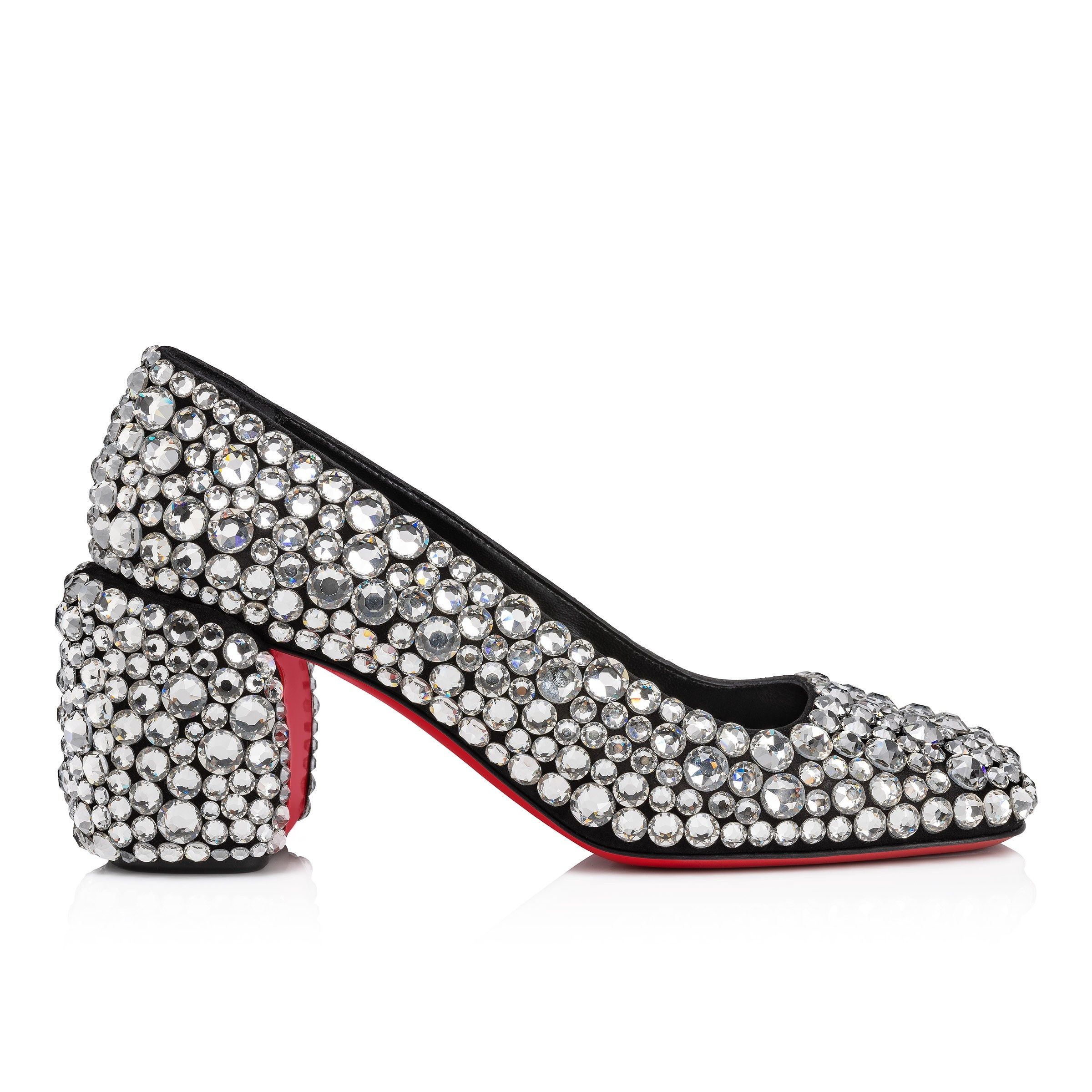 Christian Louboutin minny maxy strass Size US 12 / IT 42 - 2 Thumbnail