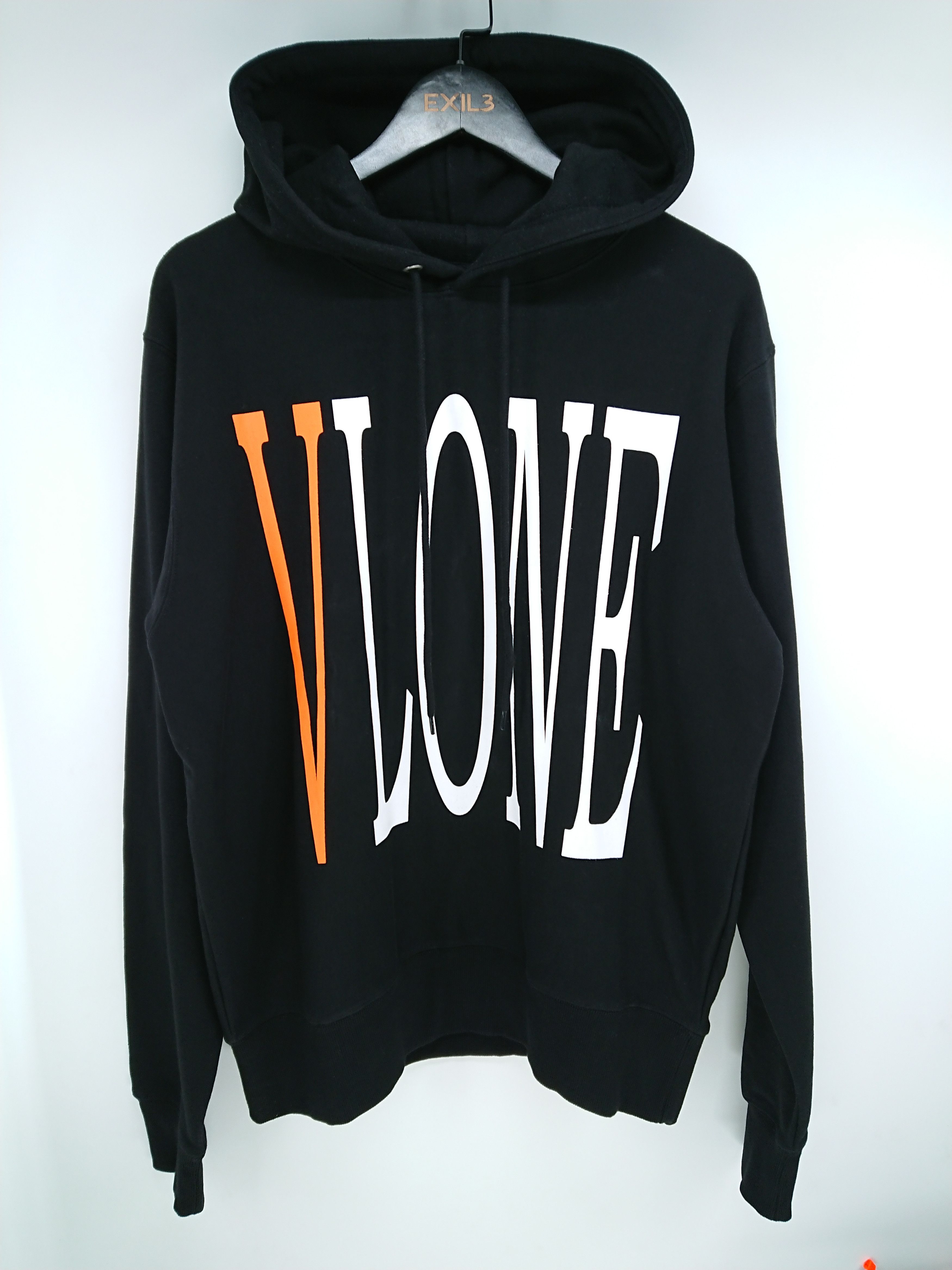 Vlone Vlone Staple Hoodie (Black/Orange) | Grailed