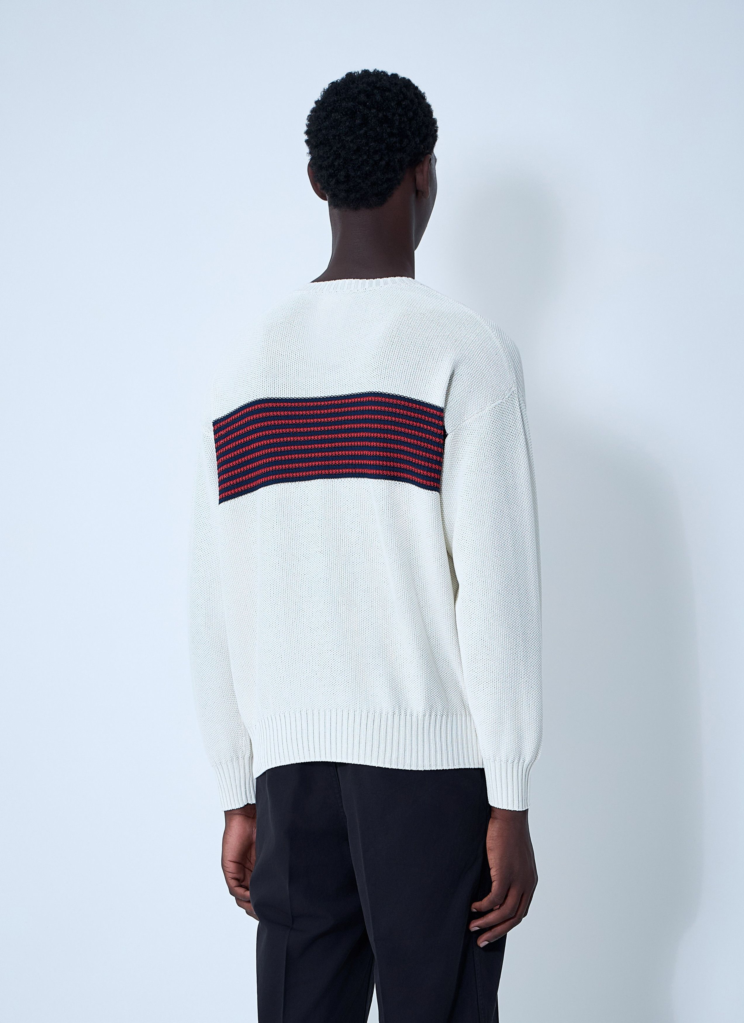 Visvim Cotton-And-Silk-Blend Sweater Size US XXL / EU 58 / 5 - 4 Thumbnail