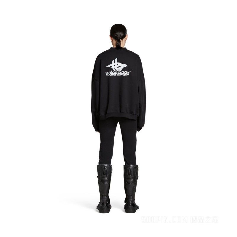 Balenciaga layered sports round sweatshirt oversized Size US XXL / EU 58 / 5 - 4 Thumbnail