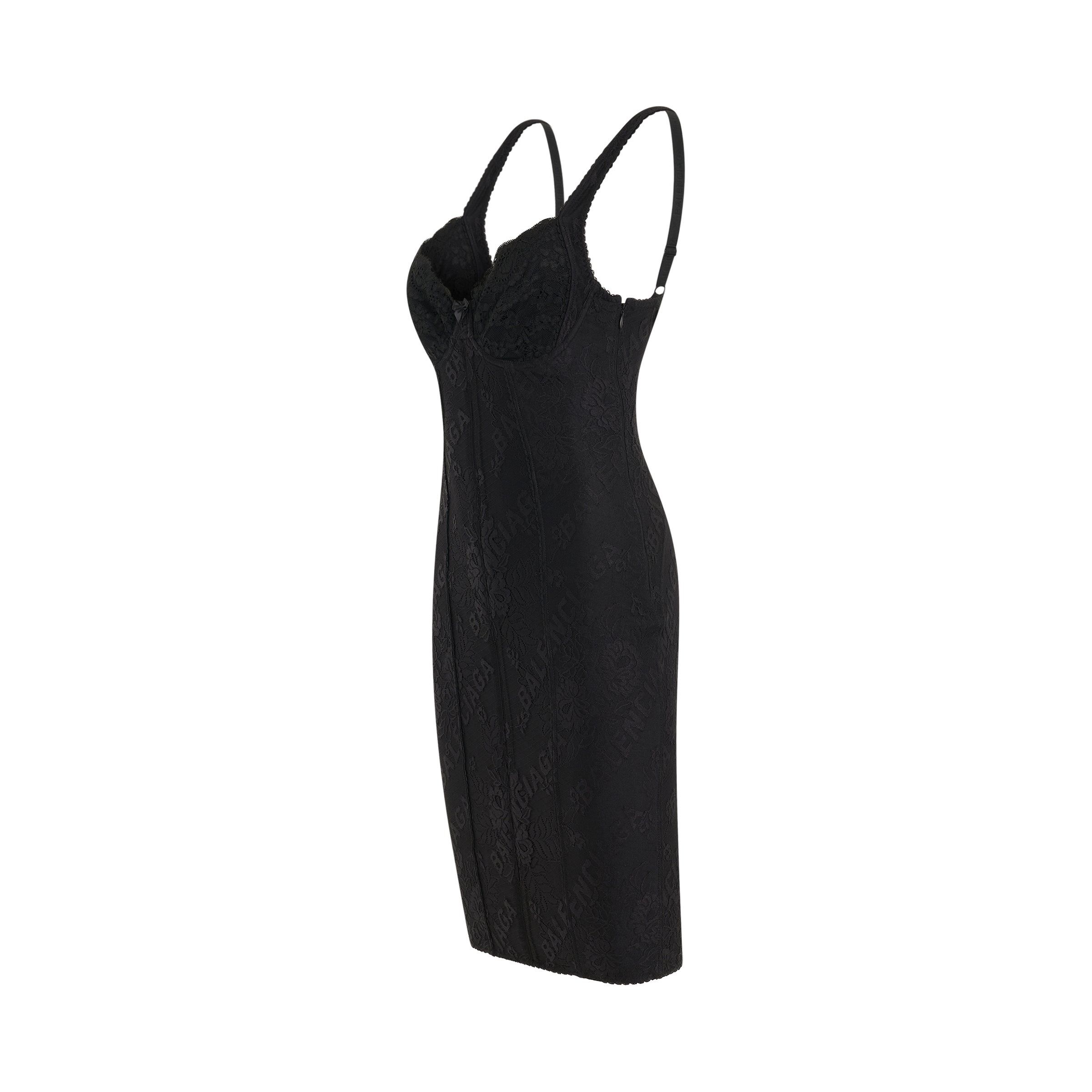 Balenciaga allover logo lingerie dress Size XS / US 0-2 / IT 36-38 - 2 Thumbnail