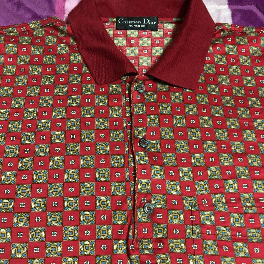 Christian Dior Monsieur Christian Dior Long Sleeve Collared Shirt Mercerised Cotton Size US M / EU 48-50 / 2 - 1 Thumbnail