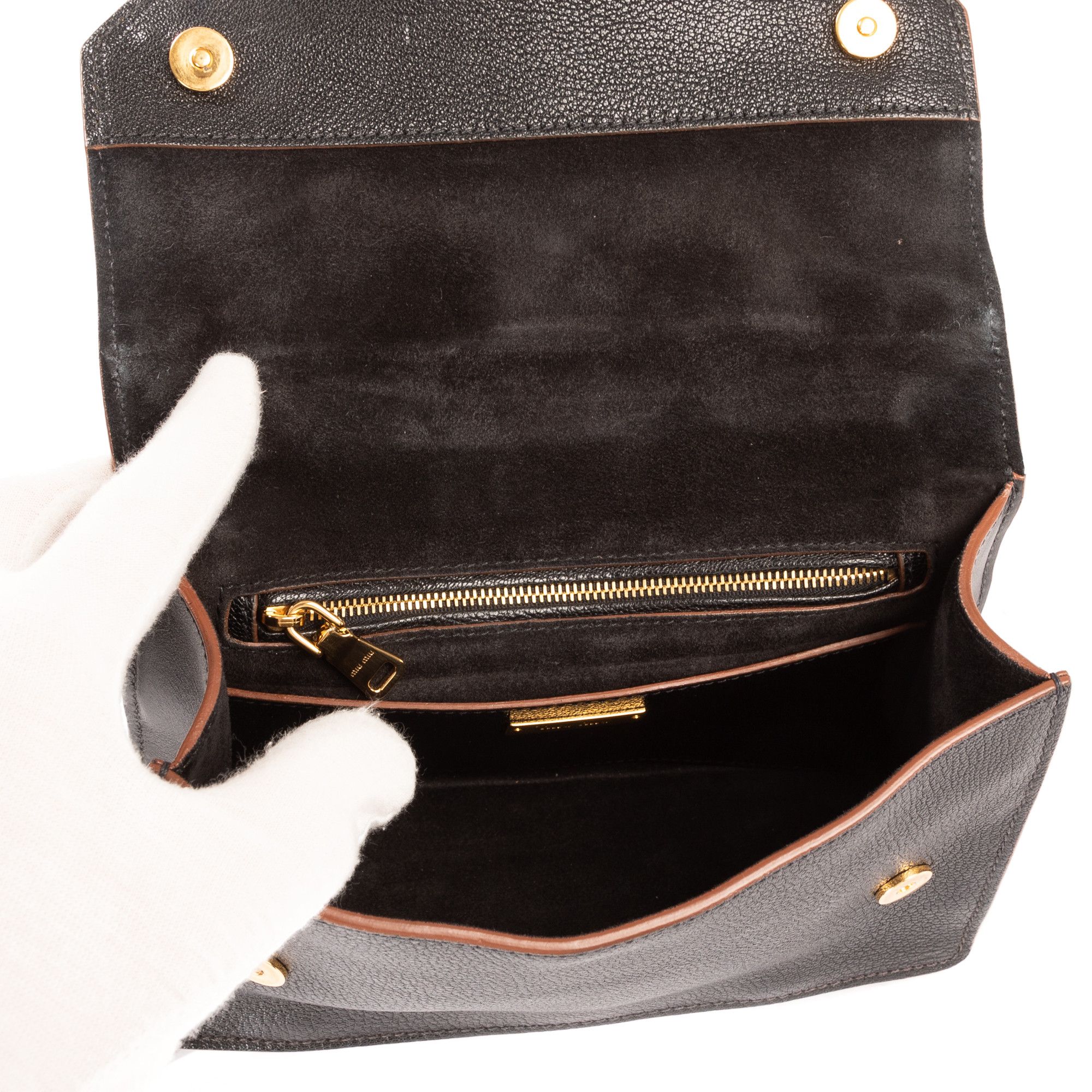 Miu Miu Madras Lady Buckle Flap Size ONE SIZE - 9 Thumbnail