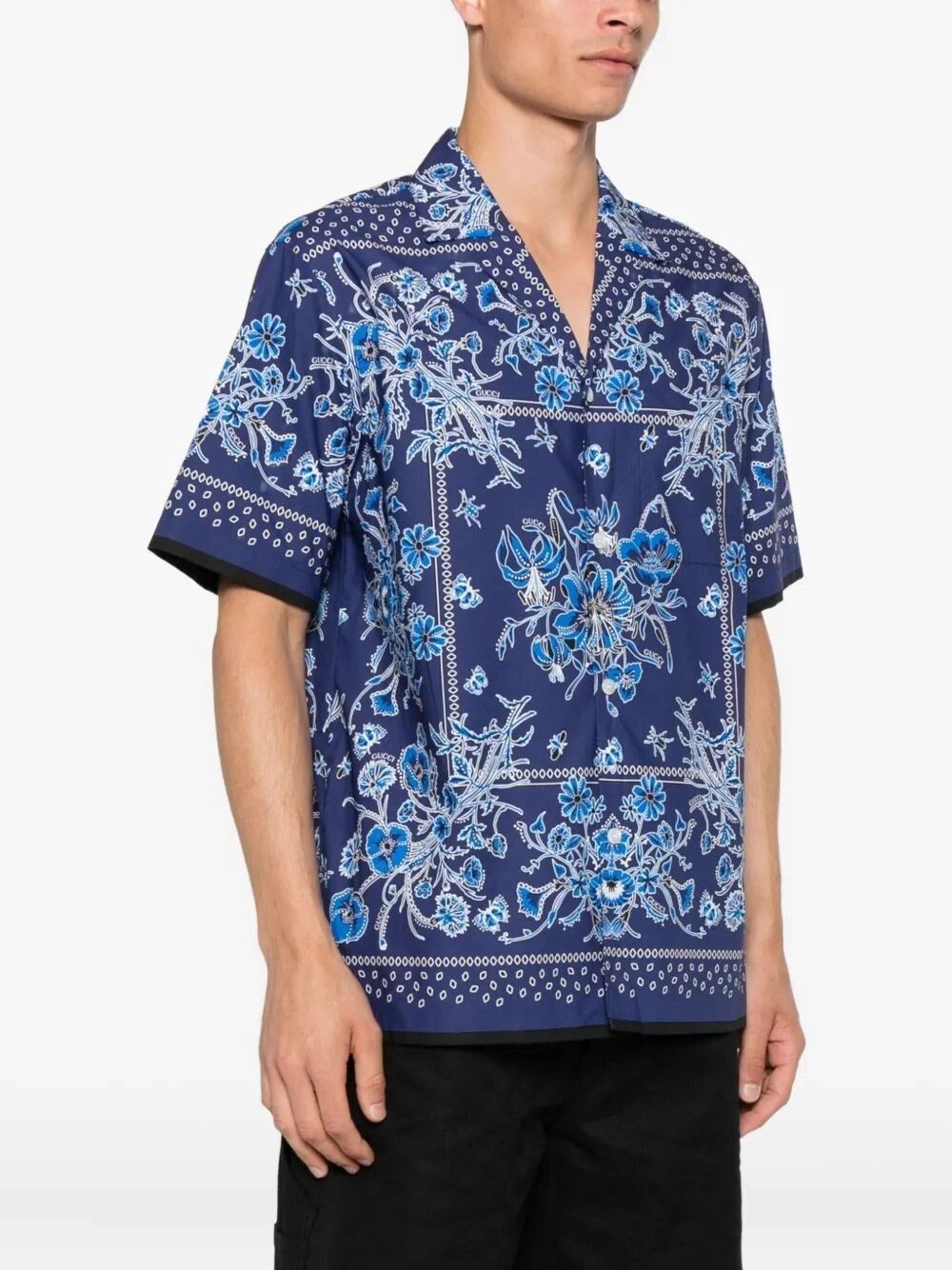 Gucci `Disco` Bowling Shirt Size US L / EU 52-54 / 3 - 4 Thumbnail