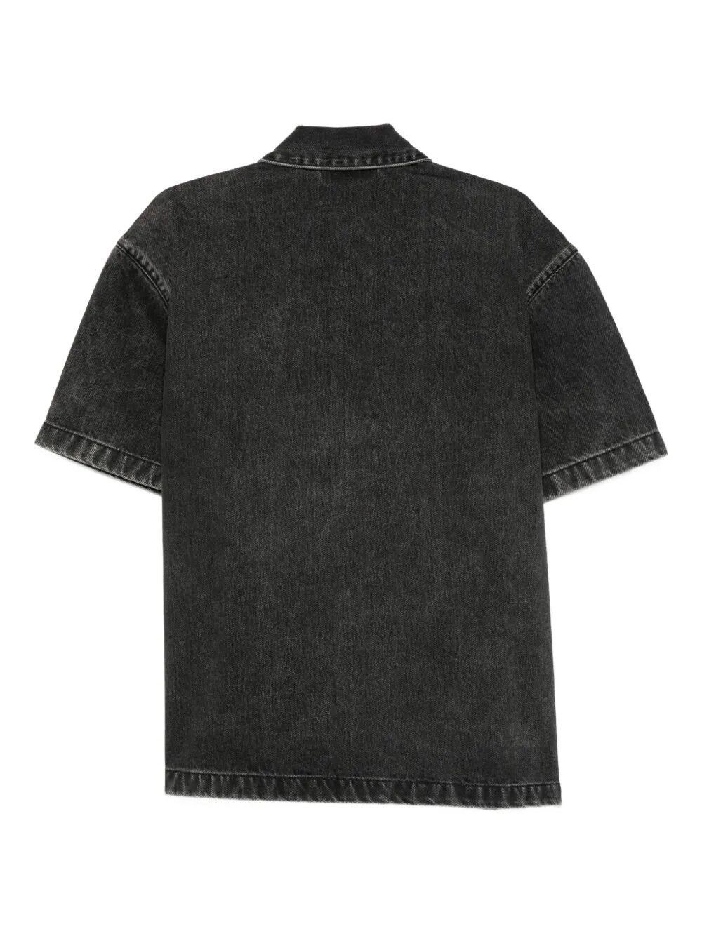 7 For All Mankind `Over Camp Shirt Caviar` Shirt Size US M / EU 48-50 / 2 - 2 Thumbnail
