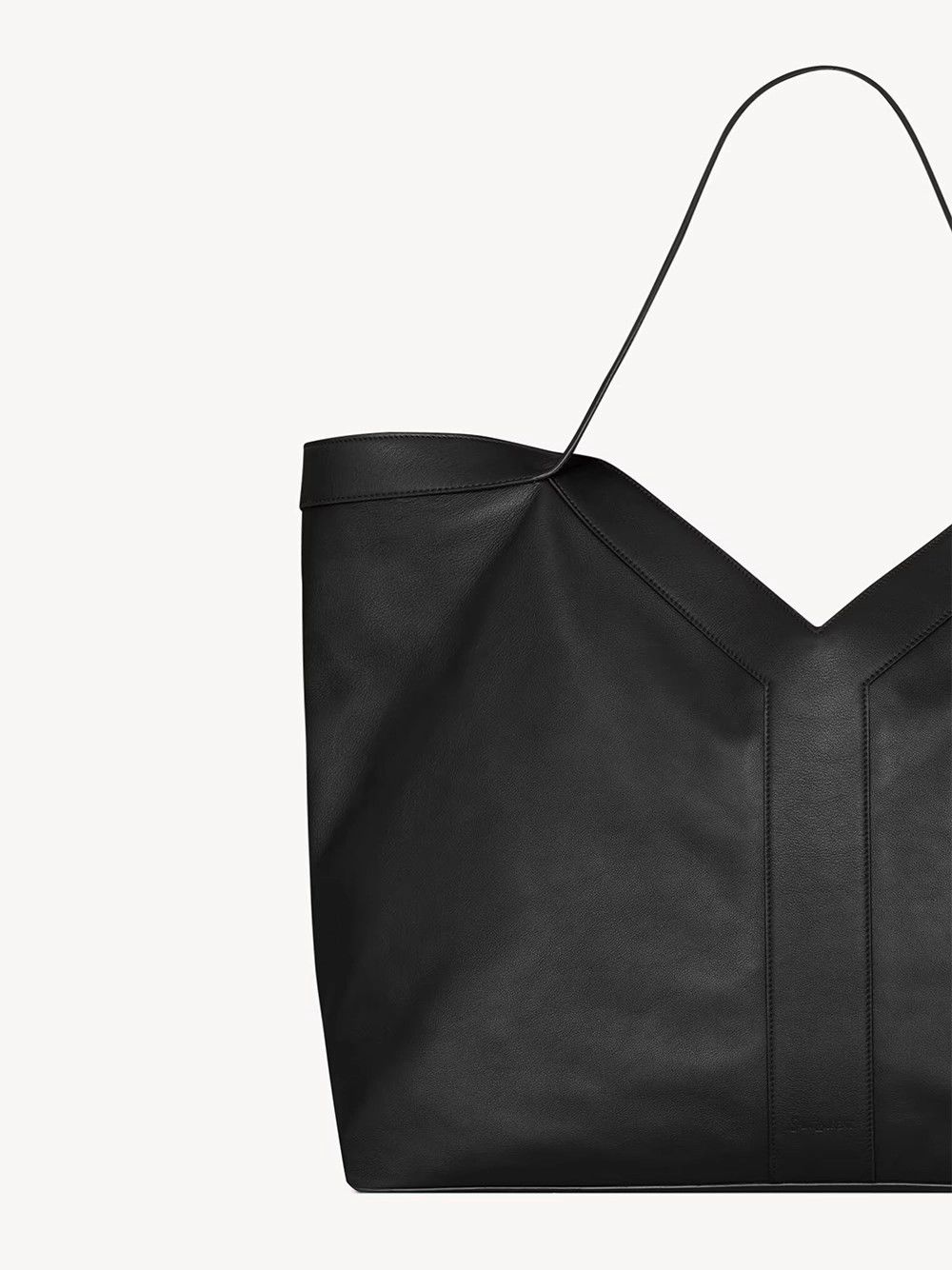 Saint Laurent Paris `Y` Large Tote Size ONE SIZE - 4 Thumbnail