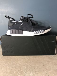 Adidas NMD_R1 Japanese Side Print Sneakers - Black