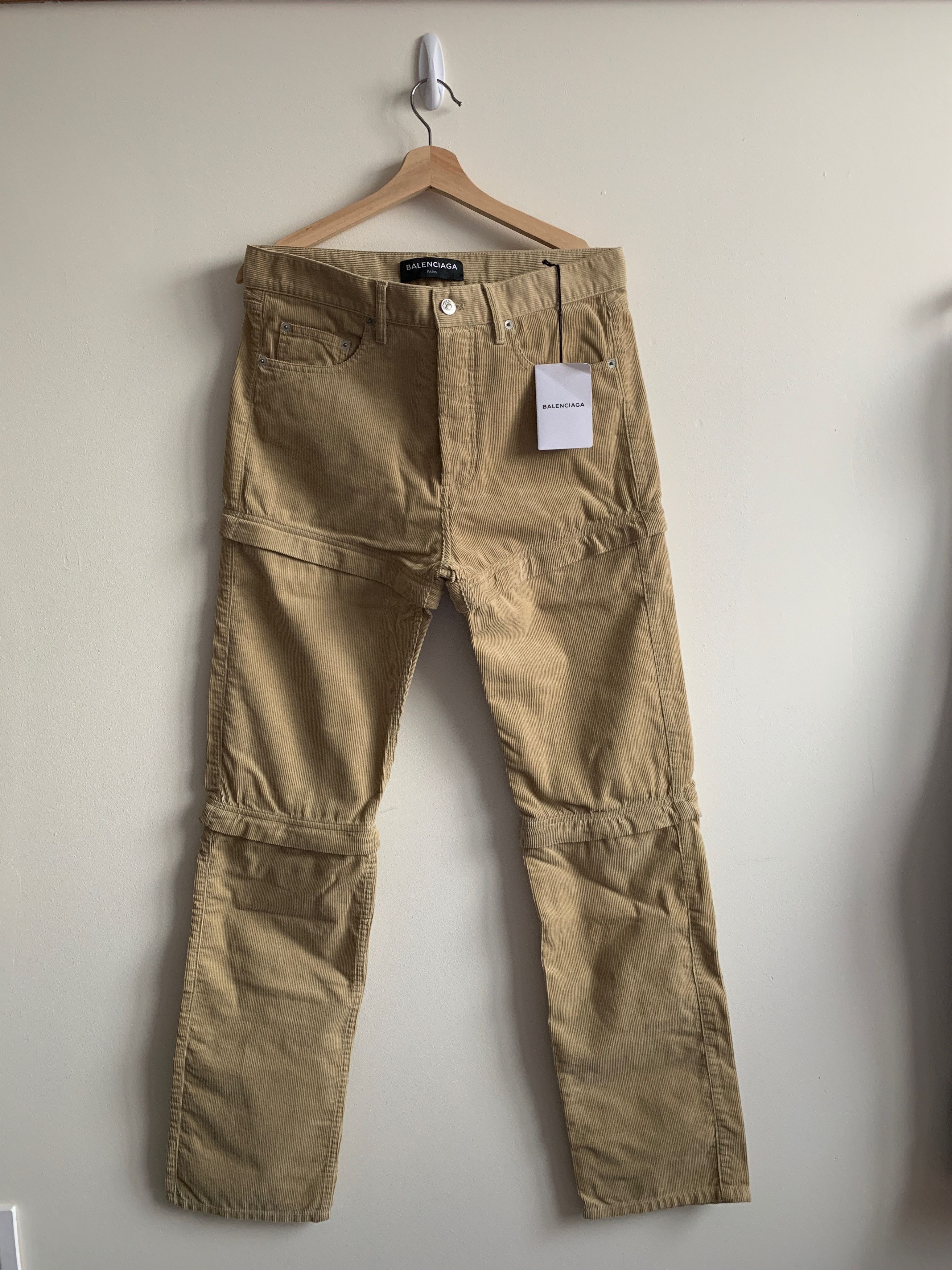 Balenciaga Loose fit corduroy trousers | The Fashion Square