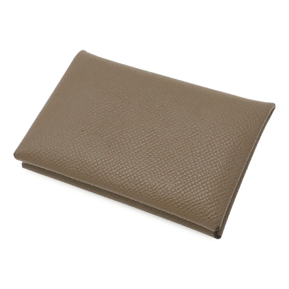Hermes Hermes Hermes Calvi Epsom Card Case Leather Card Case Stamp B (2023) Size ONE SIZE - 2 Thumbnail