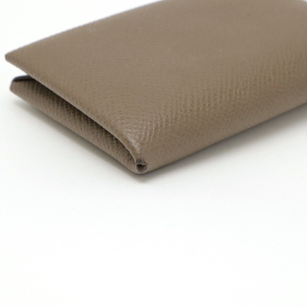 Hermes Hermes Hermes Calvi Epsom Card Case Leather Card Case Stamp B (2023) Size ONE SIZE - 3 Thumbnail