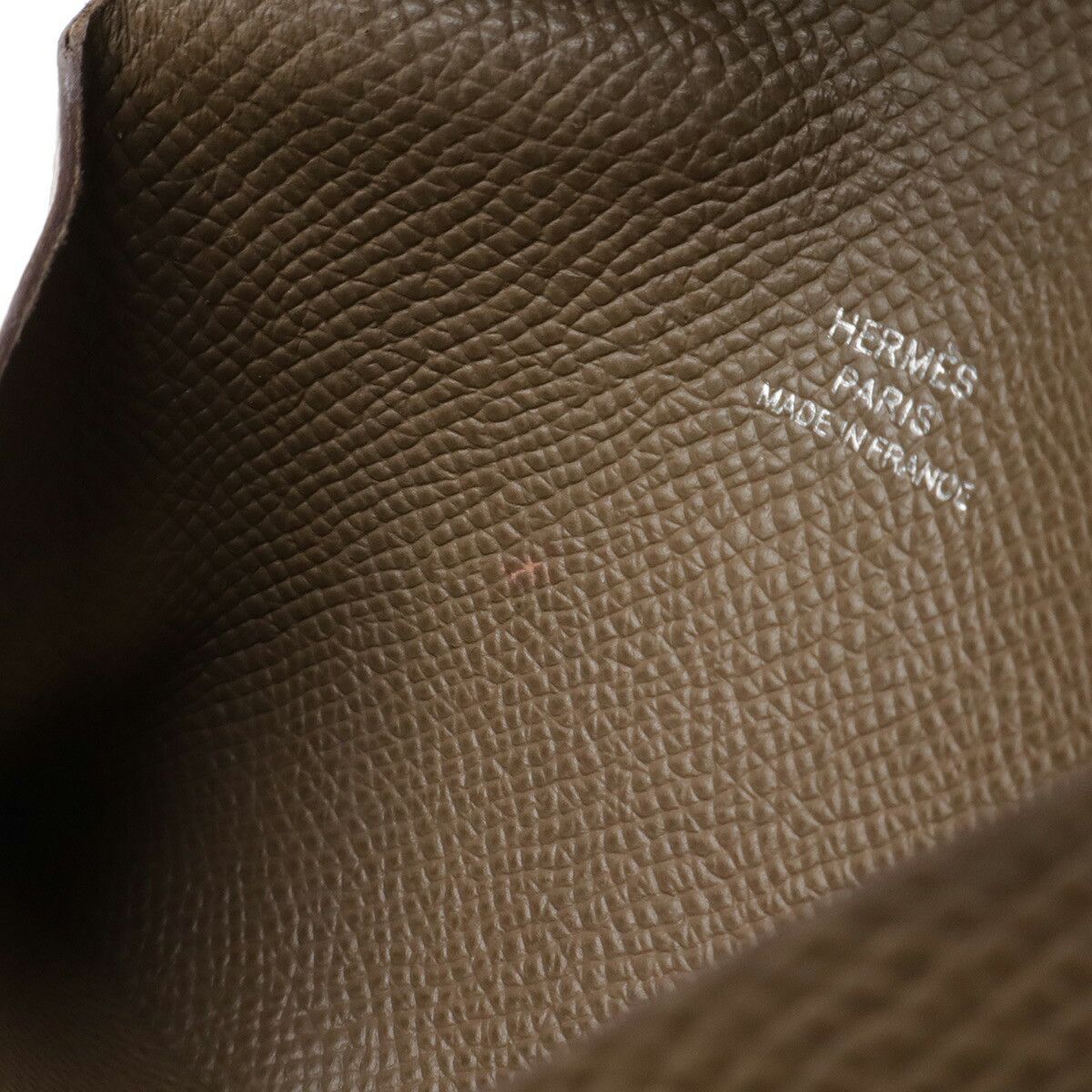 Hermes Hermes Hermes Calvi Epsom Card Case Leather Card Case Stamp B (2023) Size ONE SIZE - 5 Thumbnail