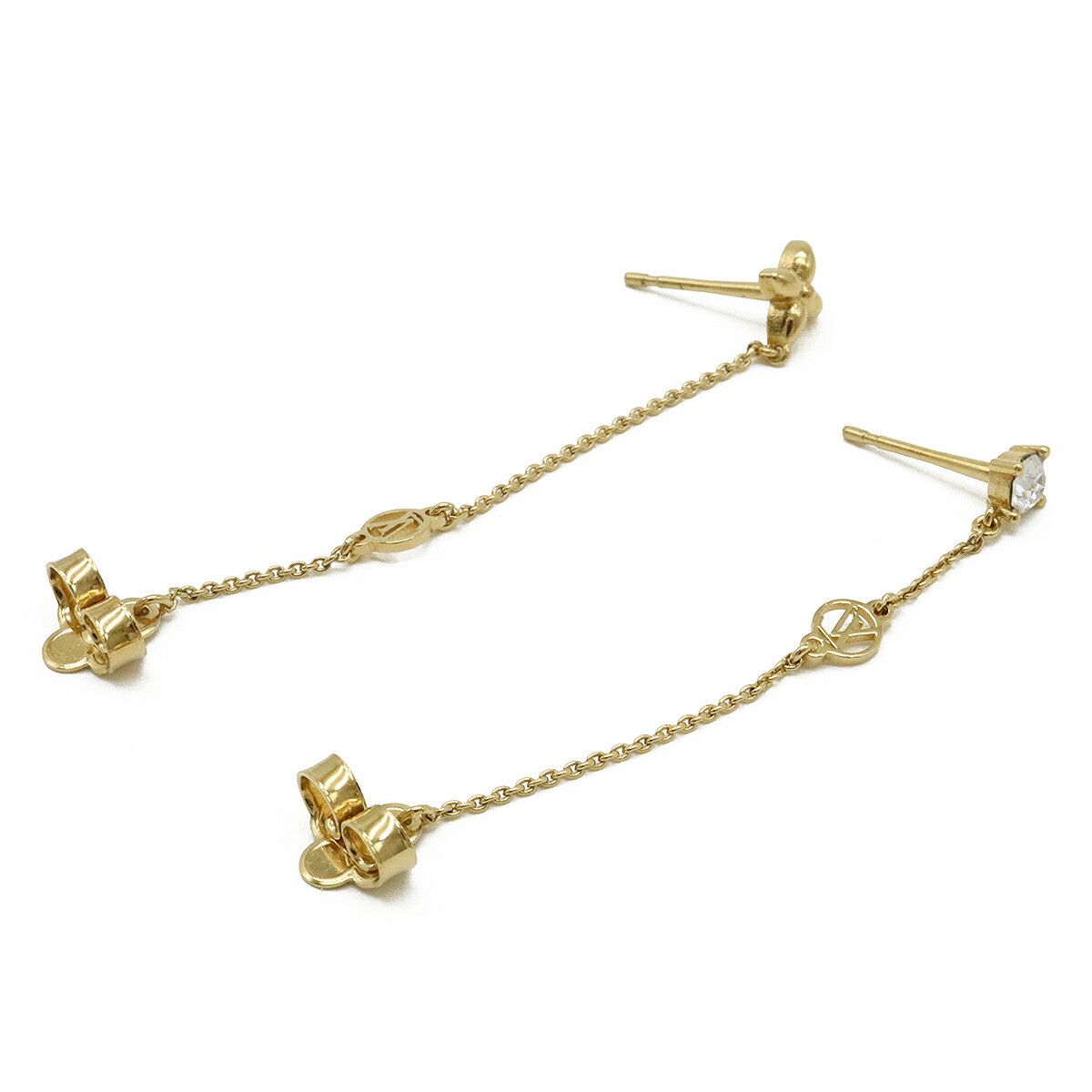 Louis Vuitton Louis Vuitton Louis Vuitton Boucle d'Oreille Petit Louis Earrings Metal Earrings M00390 Size ONE SIZE - 3 Thumbnail