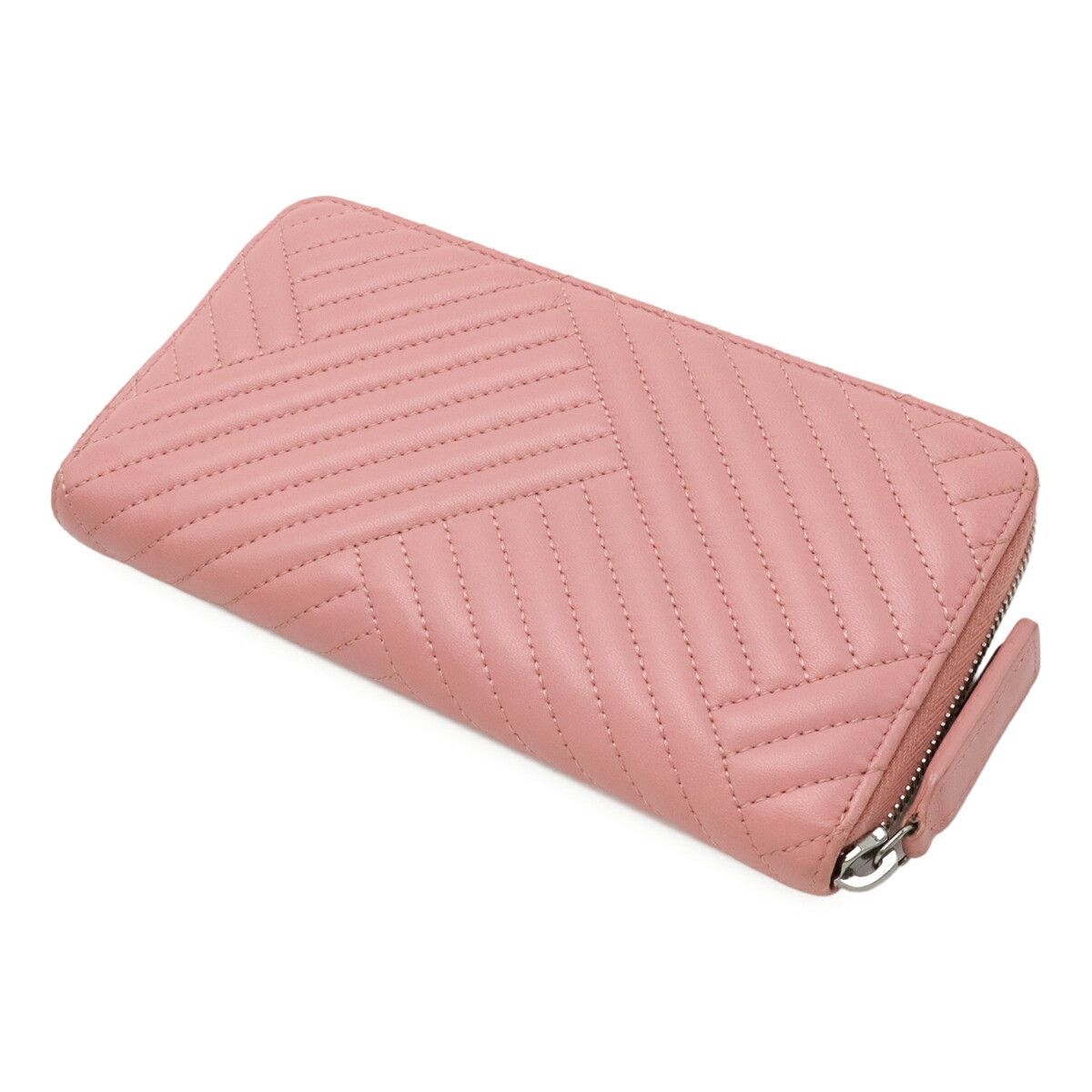 Chanel Chanel Chanel V Stitch Coco Mark Lambskin Long Wallet Leather Long Wallet A82258 Size ONE SIZE - 2 Thumbnail