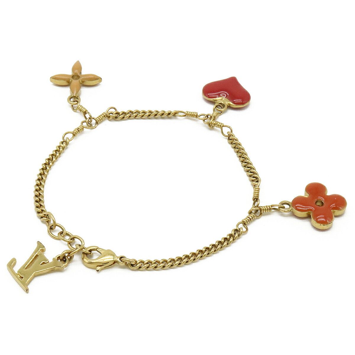 Louis Vuitton Louis Vuitton Louis Vuitton Sweet Monogram Bracelet Metal Bracelet M65614 Size ONE SIZE - 2 Thumbnail