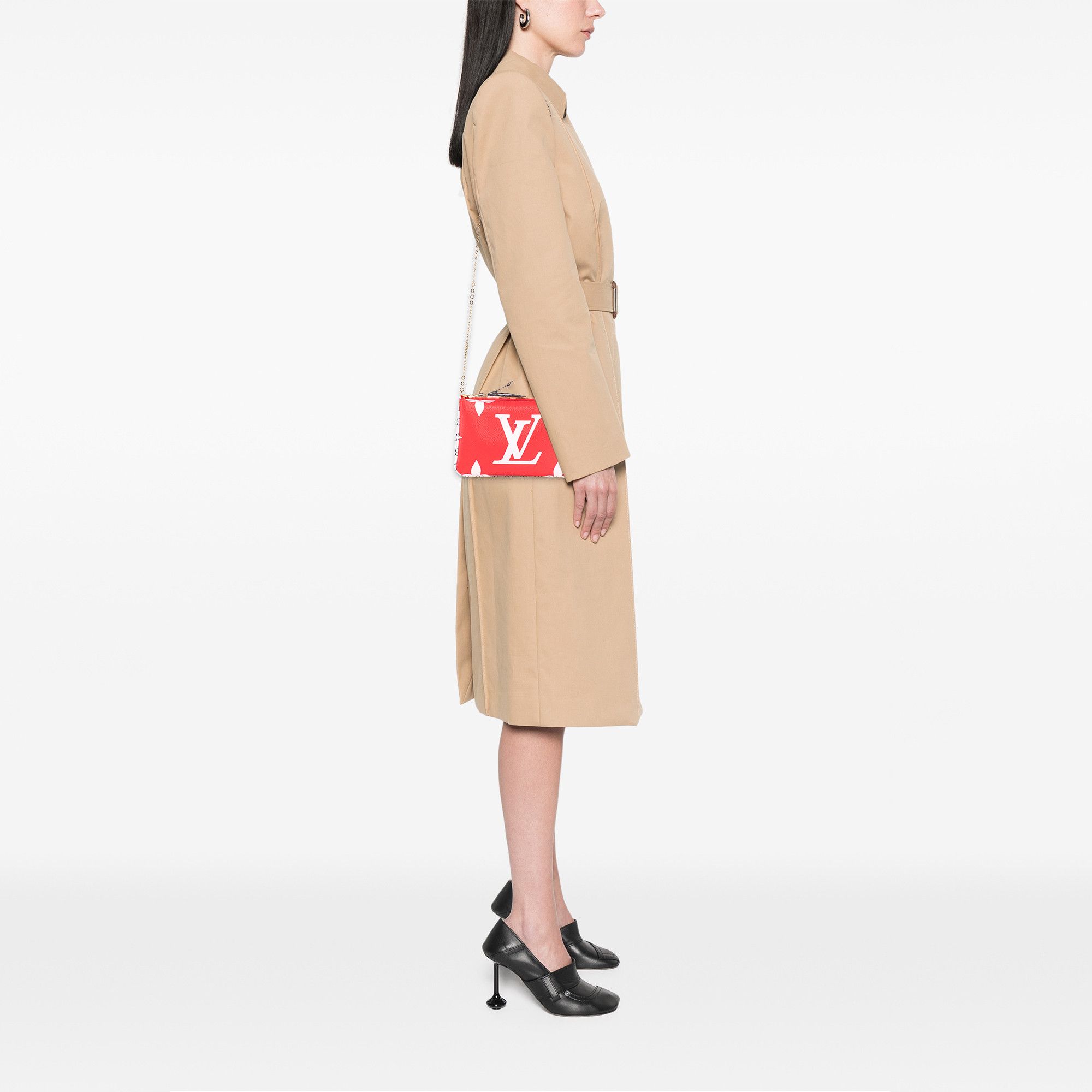 Louis Vuitton Louis Vuitton Limited Edition Monogram Giant Double Zip Pochette Size ONE SIZE - 12 Thumbnail