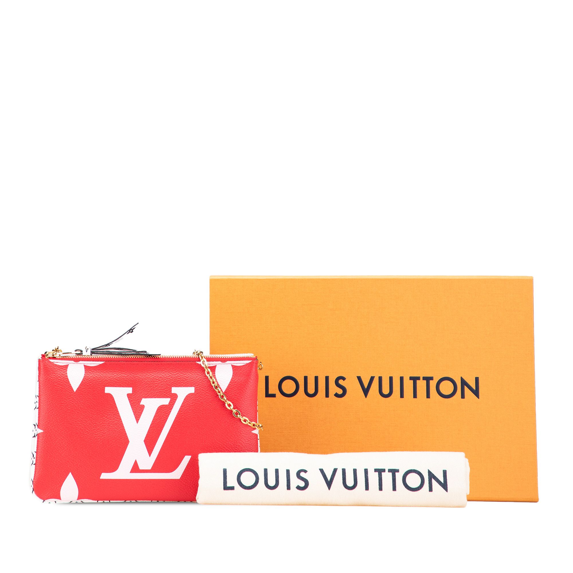 Louis Vuitton Louis Vuitton Limited Edition Monogram Giant Double Zip Pochette Size ONE SIZE - 13 Thumbnail