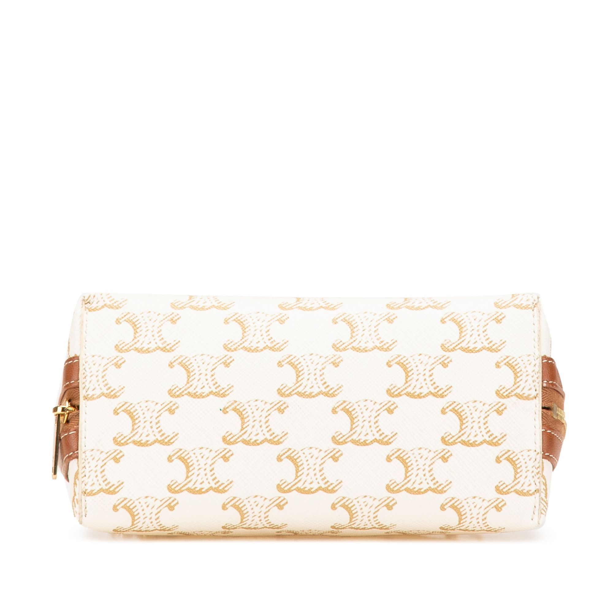 Celine Celine Triomphe Coated Canvas Clutch On Chain Size ONE SIZE - 3 Thumbnail
