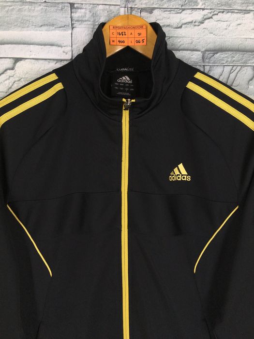 Adidas ADIDAS Firebird Jacket Large Women 90's Adidas Sportswear Yellow ...
