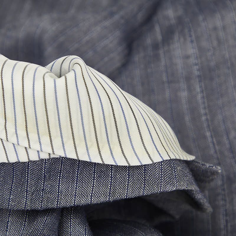 Burberry Burberry Burberry Stripe Linen Jacket Natural Material Outerwear Size ONE SIZE - 6 Thumbnail