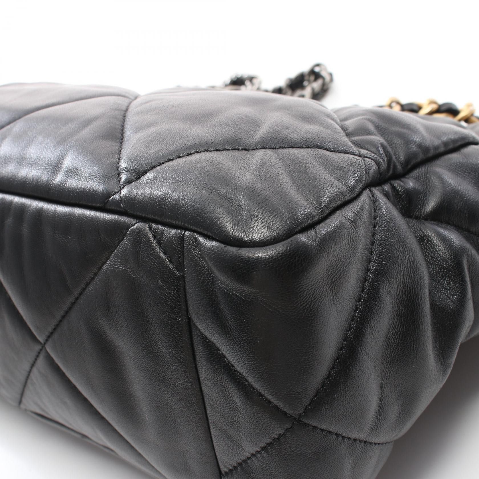 Chanel Chanel Chanel CHANEL19 Lambskin Tote Bag Leather Tote Bag AS3660 Size ONE SIZE - 7 Thumbnail