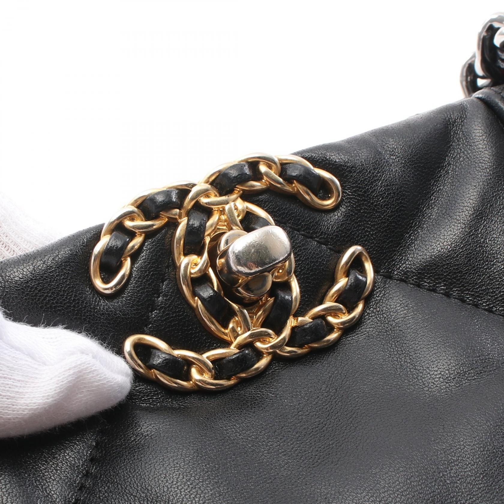 Chanel Chanel Chanel CHANEL19 Lambskin Tote Bag Leather Tote Bag AS3660 Size ONE SIZE - 8 Thumbnail
