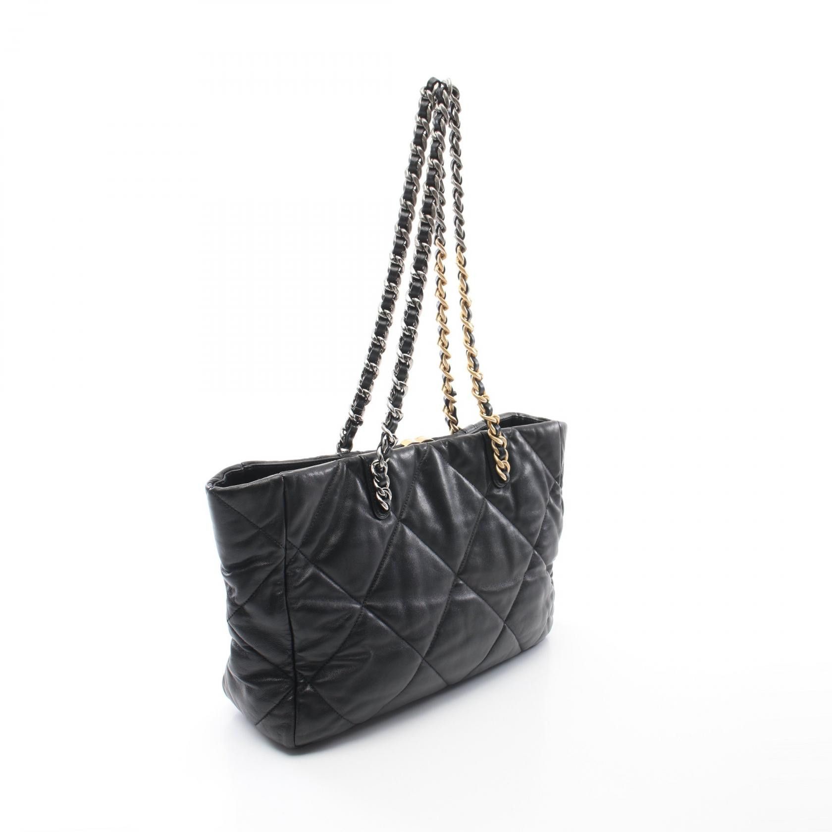Chanel Chanel Chanel CHANEL19 Lambskin Tote Bag Leather Tote Bag AS3660 Size ONE SIZE - 2 Thumbnail