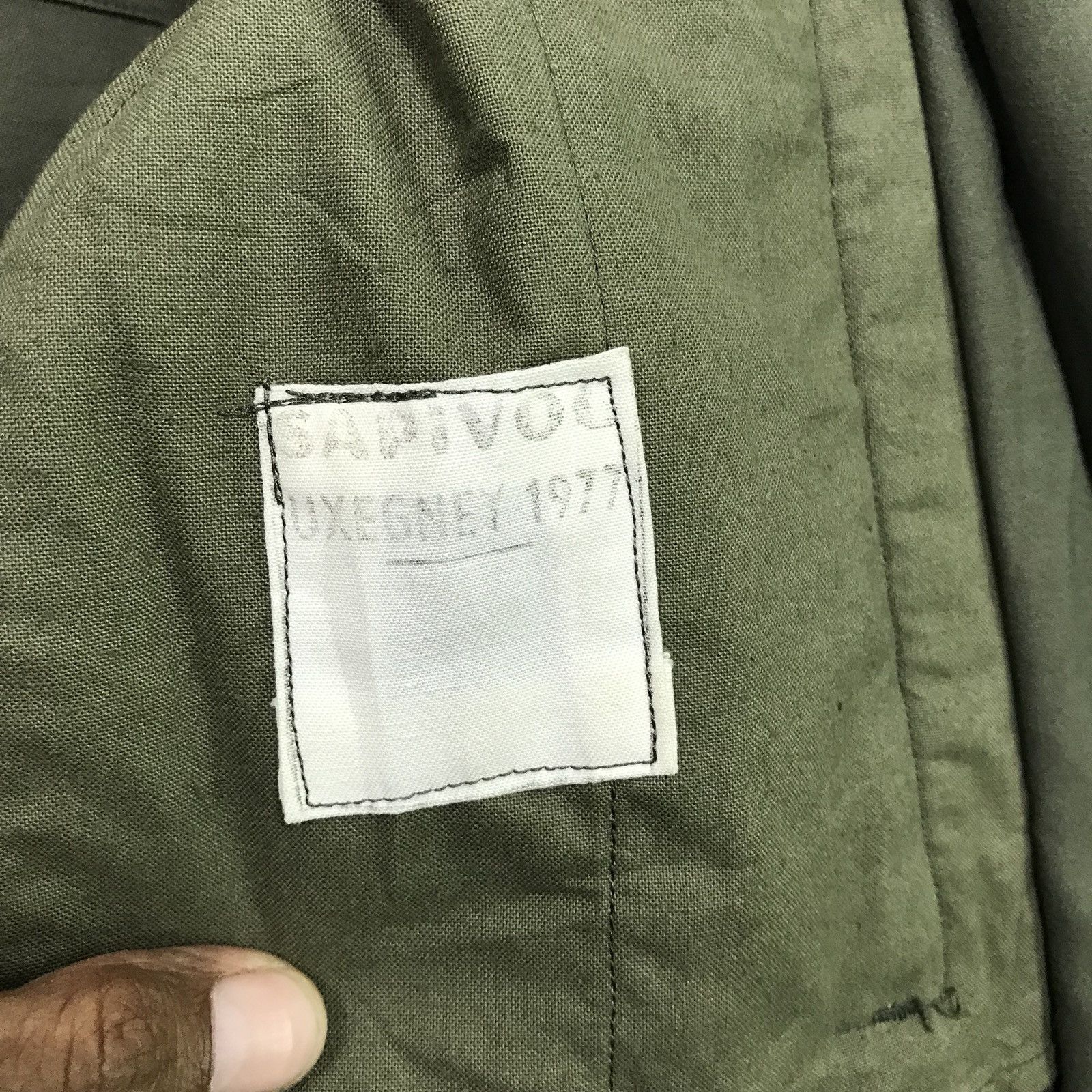 Vintage Military Sapivog Uxegney 1977 Armee Francaise Padded Combat Size US M / EU 48-50 / 2 - 16 Thumbnail