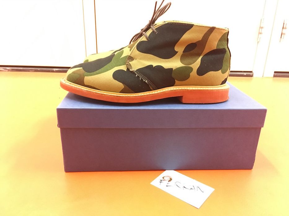Mark Mcnairy New Amsterdam Mark McNairy x A Bathing Ape | Forest Green Camo Chukka Boot Size US 8.5 / EU 41-42 - 1 Preview