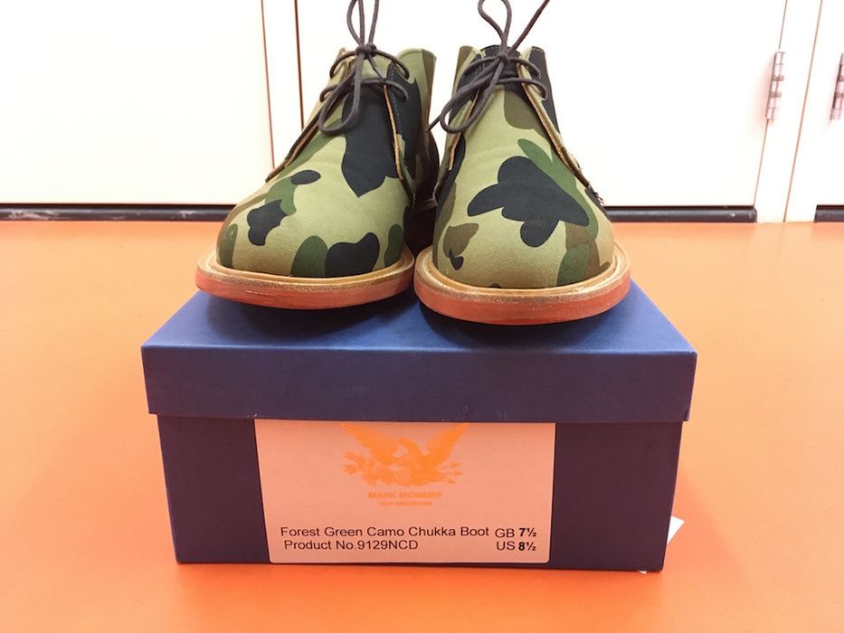 Mark Mcnairy New Amsterdam Mark McNairy x A Bathing Ape | Forest Green Camo Chukka Boot Size US 8.5 / EU 41-42 - 2 Preview