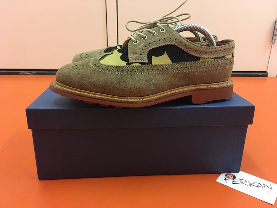 Mark Mcnairy New Amsterdam Mark McNairy x A Bathing Ape | Suede Yellow Camo Brogue Size US 9 / EU 42 - 1 Preview