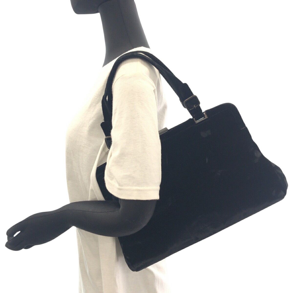 Prada Prada Prada Velour Tote Bag Others Tote Bag DUTY FREE for USA Size ONE SIZE - 7 Thumbnail
