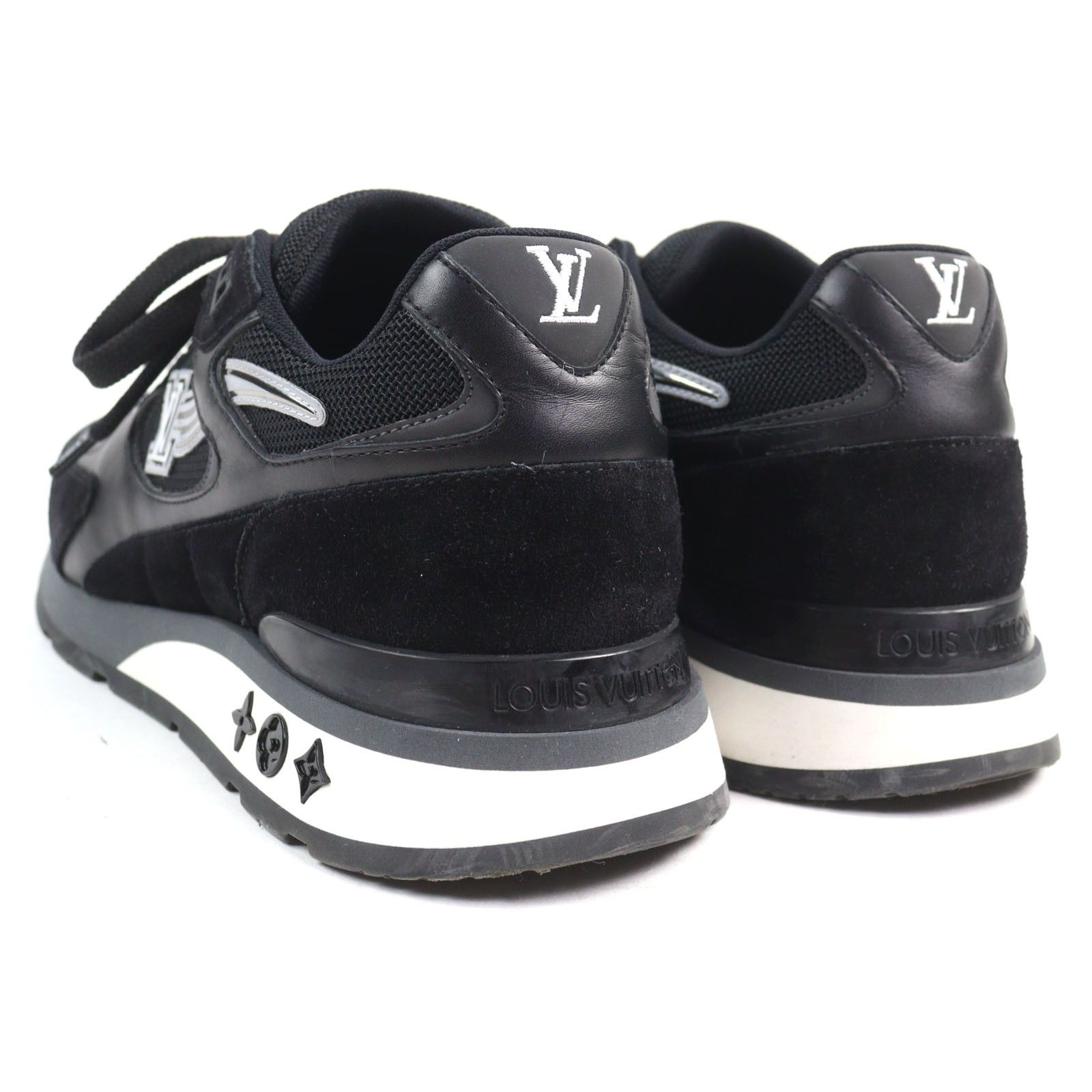 Louis Vuitton Louis Vuitton Louis Vuitton LV Initials Leather Sneakers Leather Shoes 1A9J1D Size ONE SIZE - 6 Thumbnail