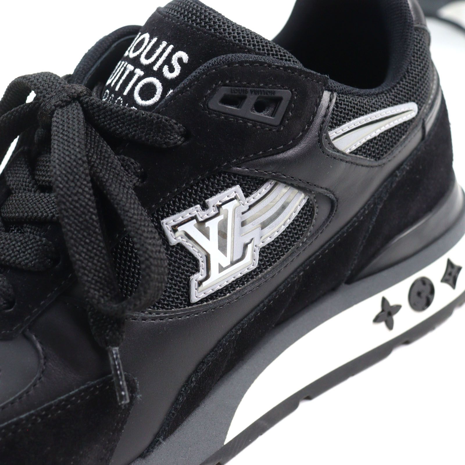 Louis Vuitton Louis Vuitton Louis Vuitton LV Initials Leather Sneakers Leather Shoes 1A9J1D Size ONE SIZE - 8 Thumbnail